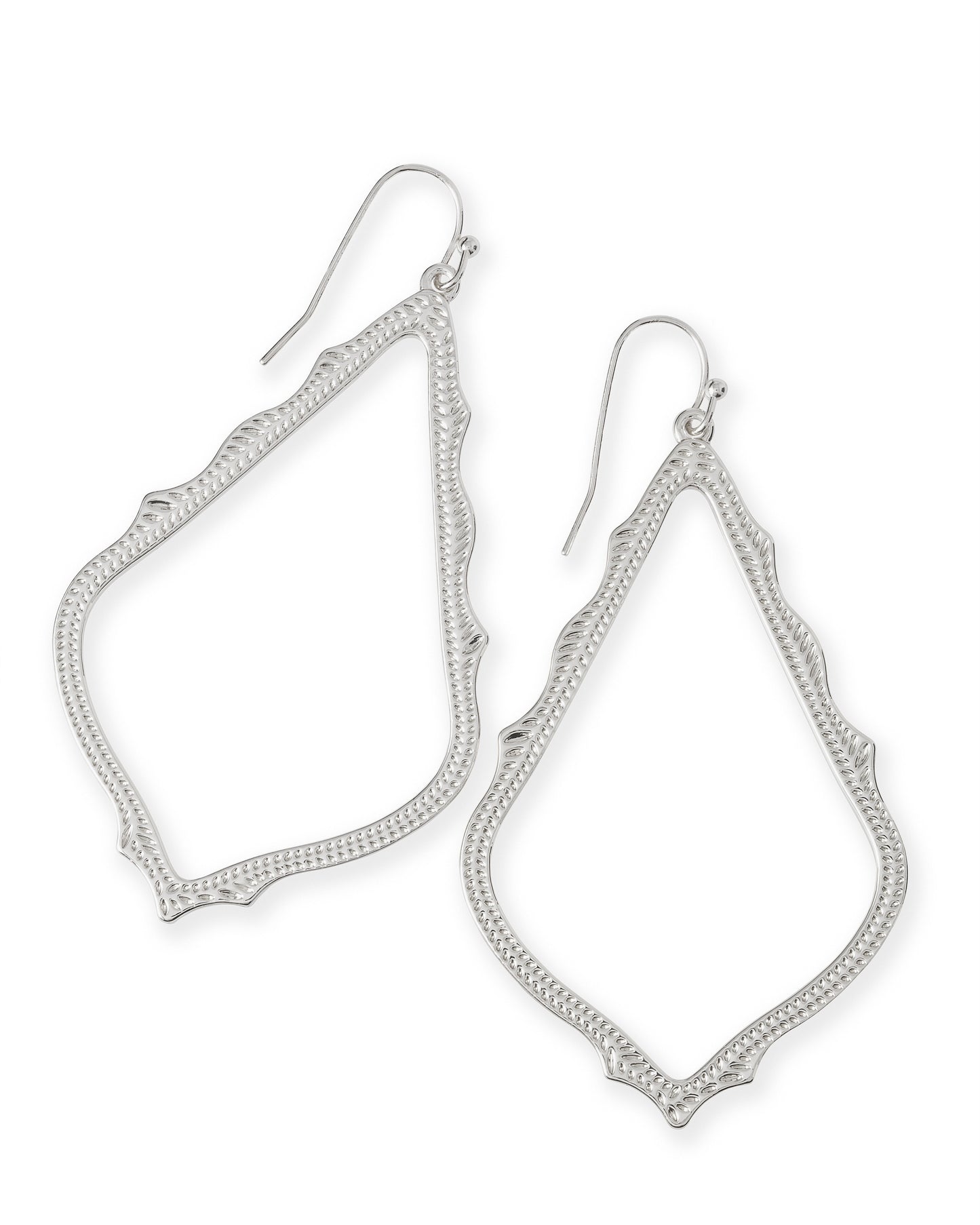 SOPHEE EARRINGS RHODIUM METAL