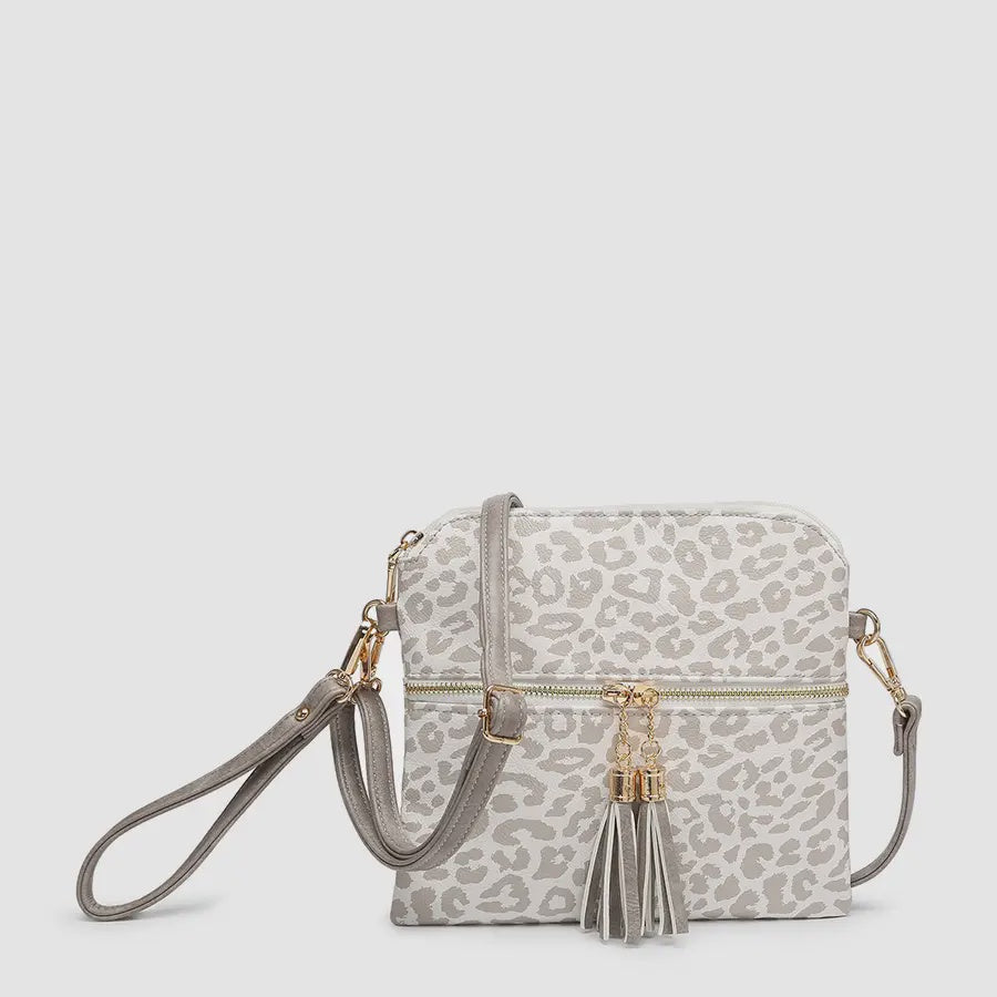 Tara Double Zip Crossbody Bag