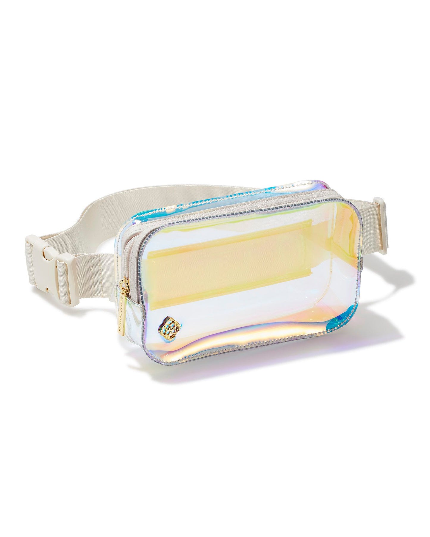 CLEAR BELT BAG CLEAR IRIDESCENT