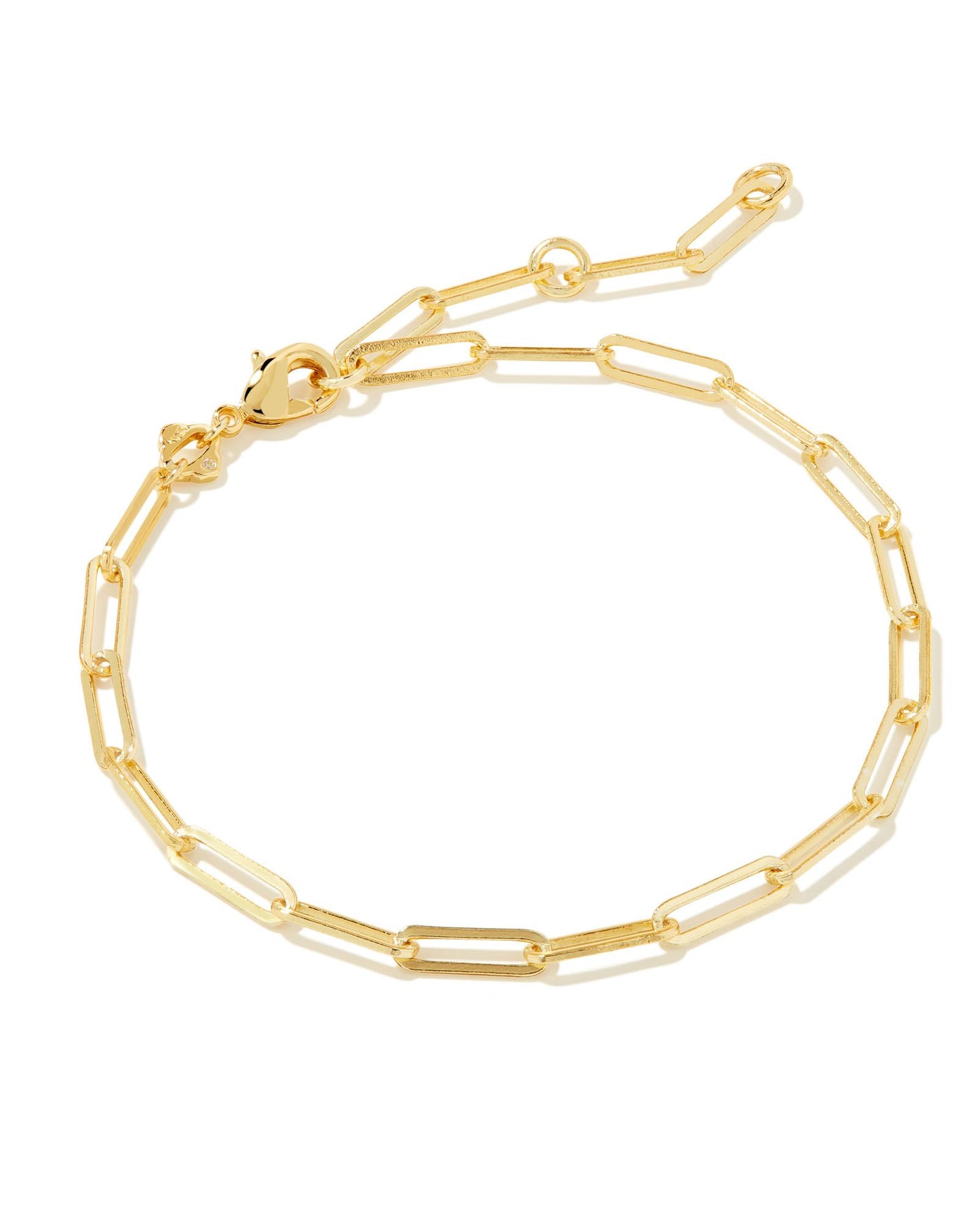 COURTNEY PAPERCLIP BRACELET GOLD