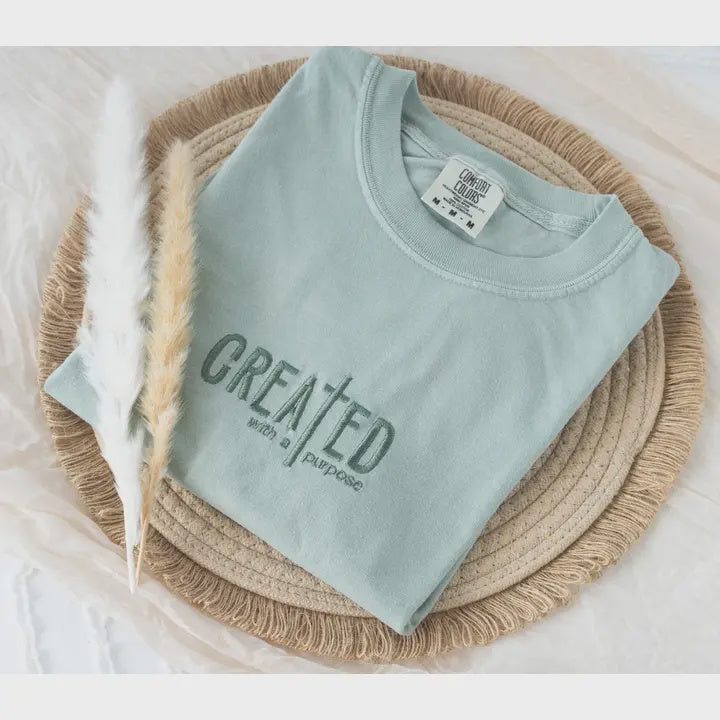 CREATED WITH A PURPOSE GRAPHIC TEE