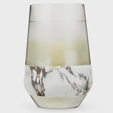 Wine Freeze™ Xl Cooling Cups w/ Cooling Gel - Marble