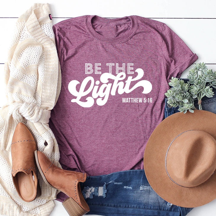 BE THE LIGHT GRAPHIC TEE