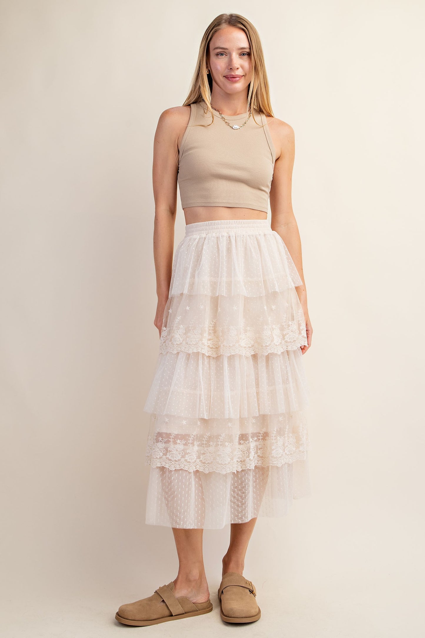 CHAMPAGNE TOAST SKIRT