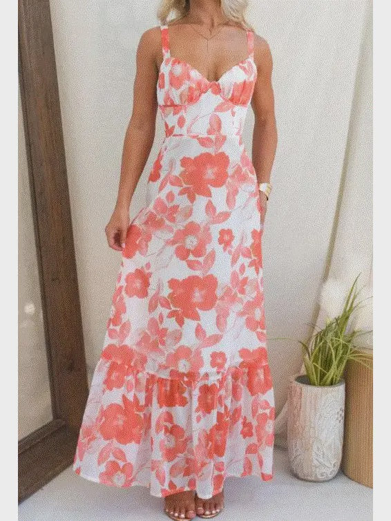 ORANGE SUNSET DREAMER DRESS