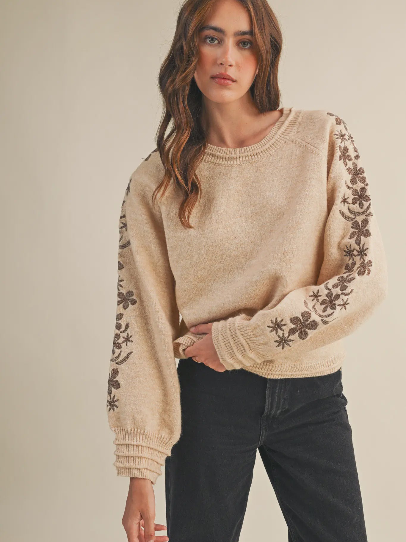 MOCHA AVA SWEATER