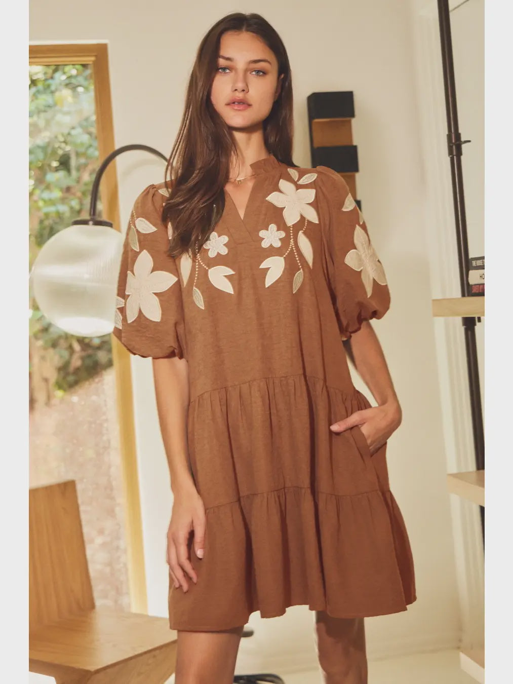 CAMEL ROBIN DRESS