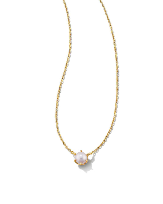 ASHTON PEARL PENDANT NECKLACE GOLD