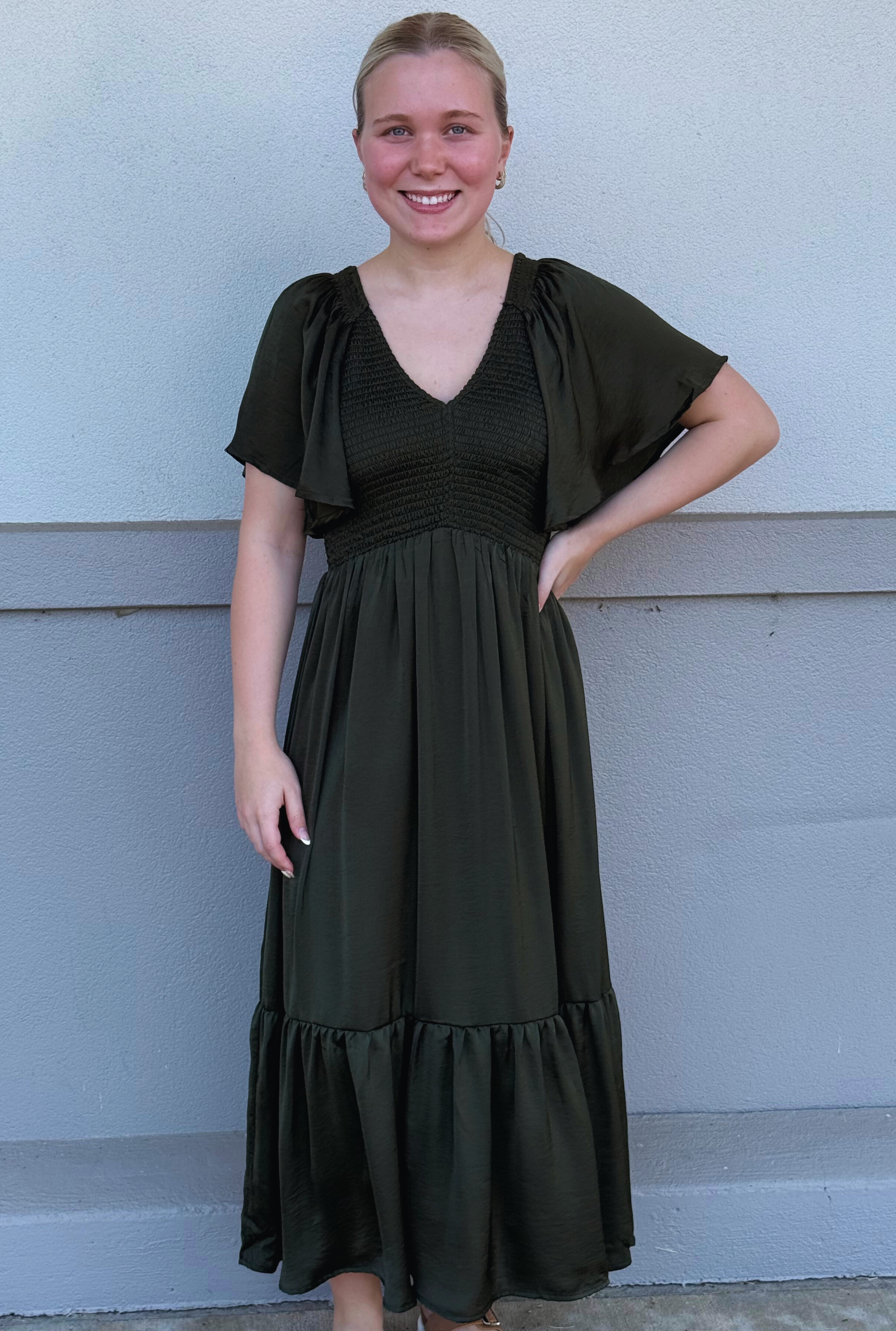 OLIVE GINNY DRESS