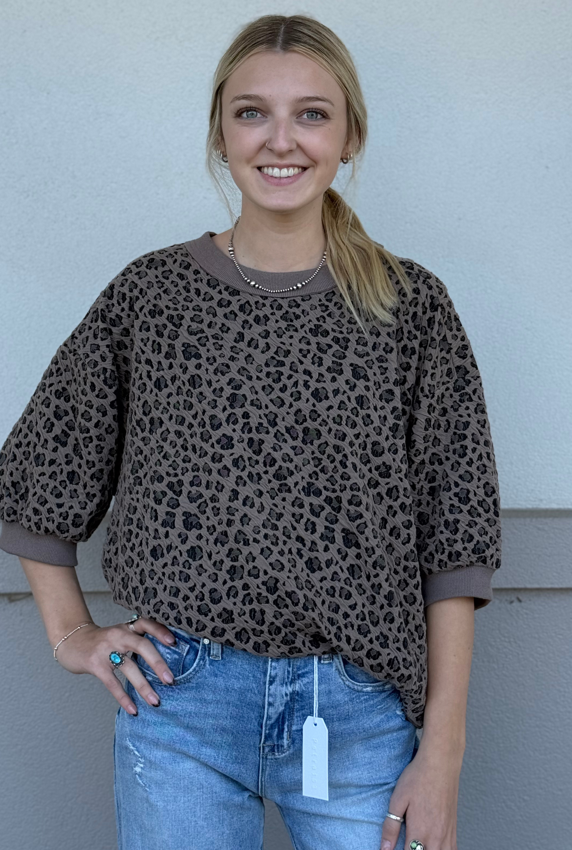 CHEETAH CINDY TOP