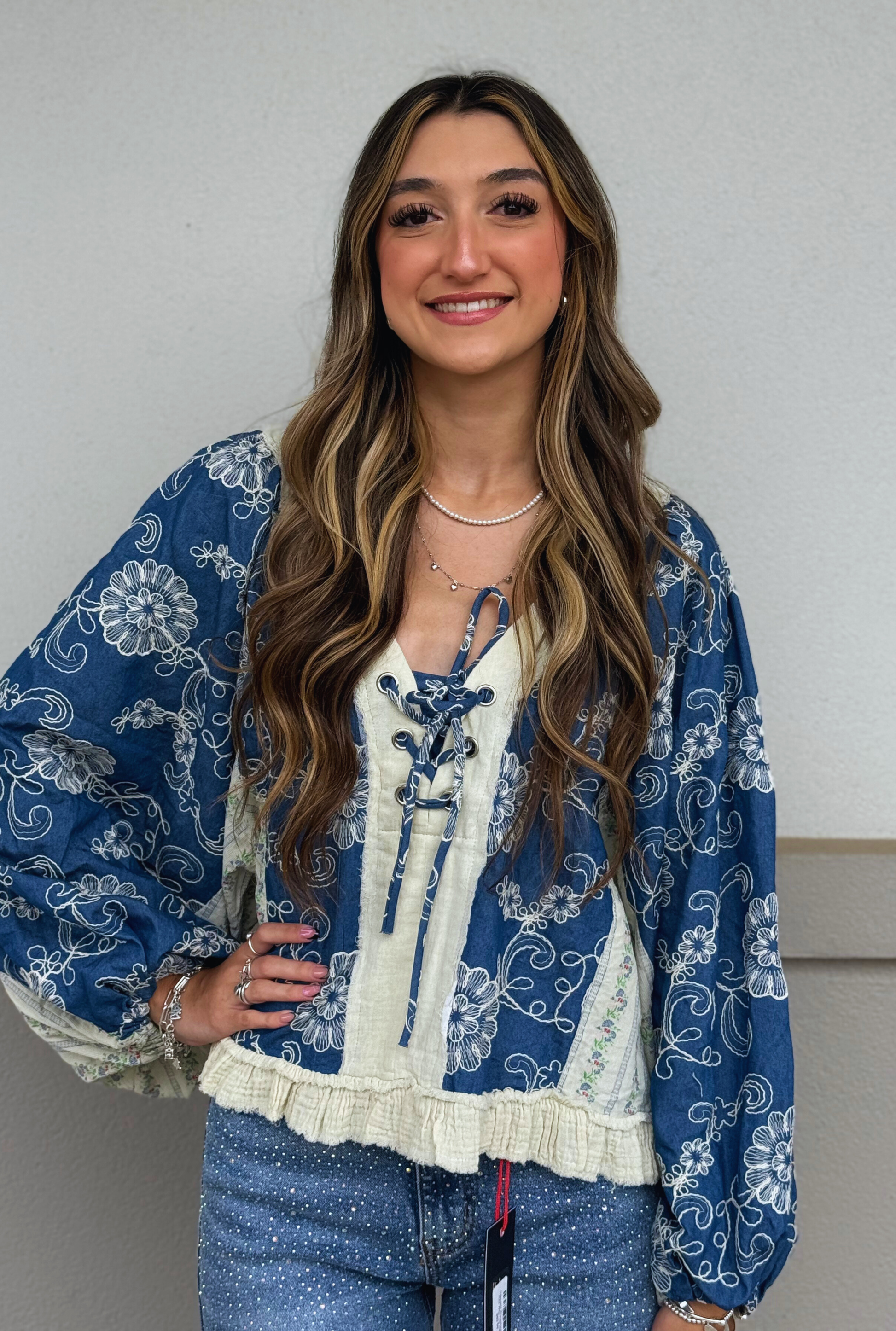 BLUE AUGUST TOP