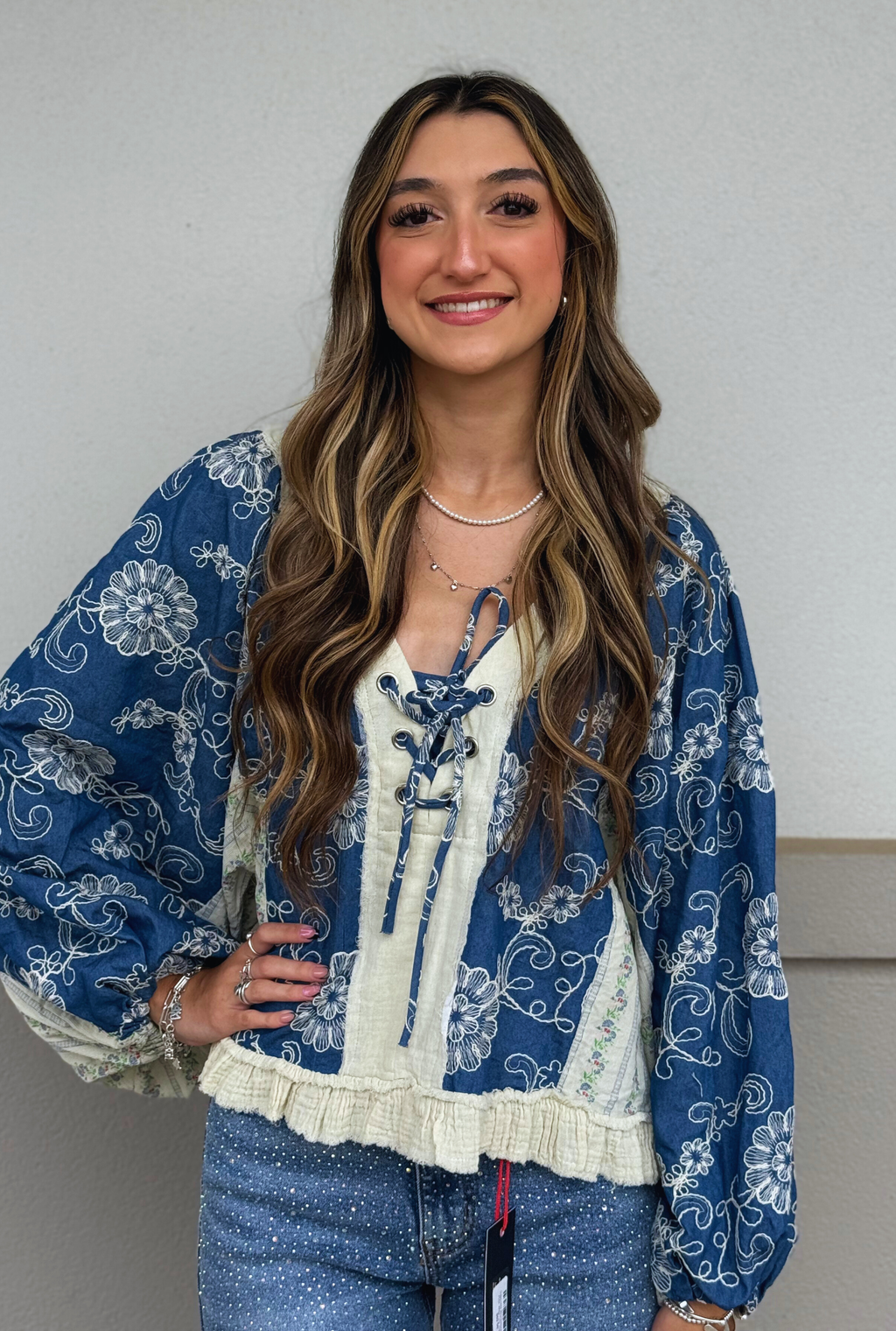 BLUE AUGUST TOP