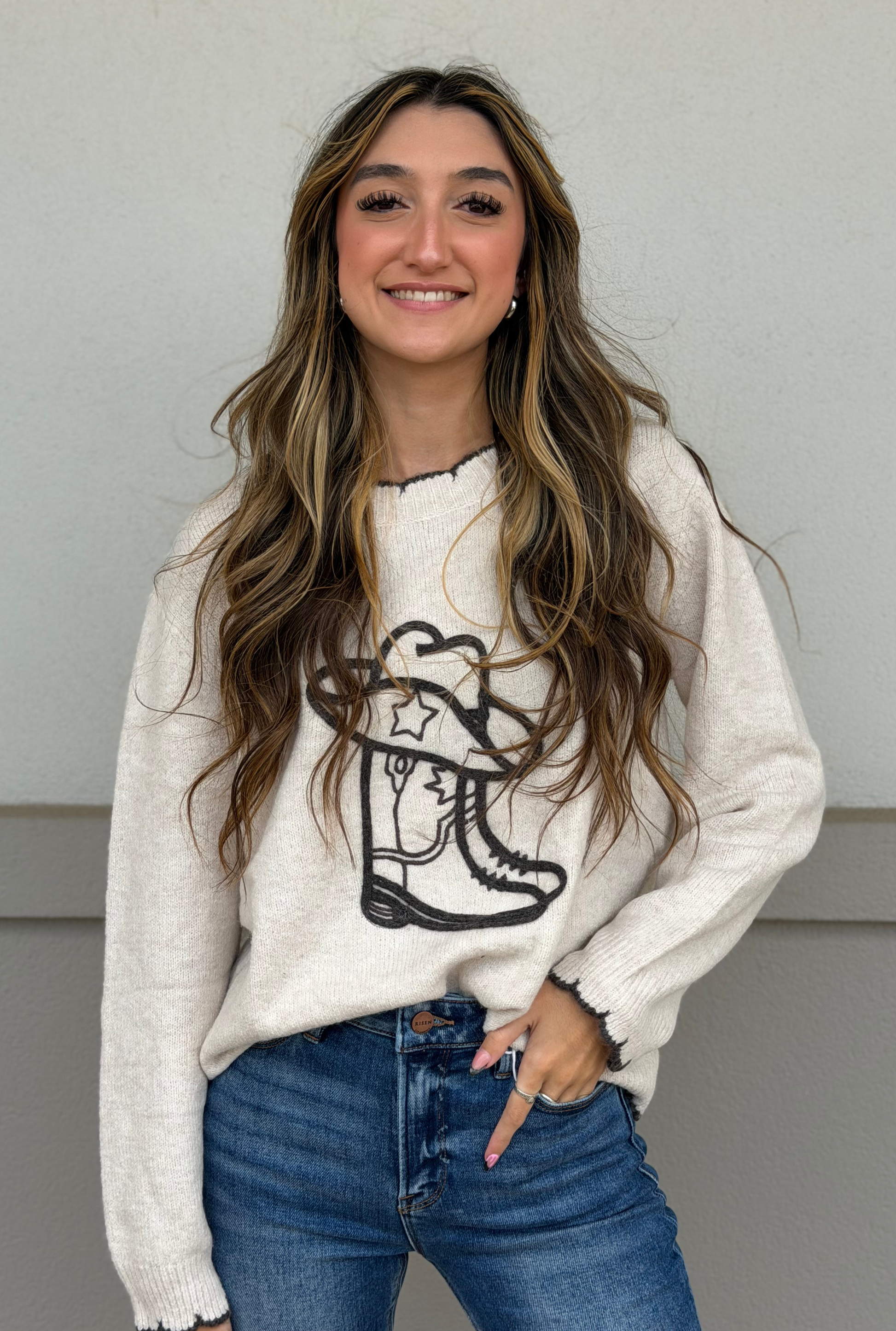 HORSE KNITTED PULLOVER