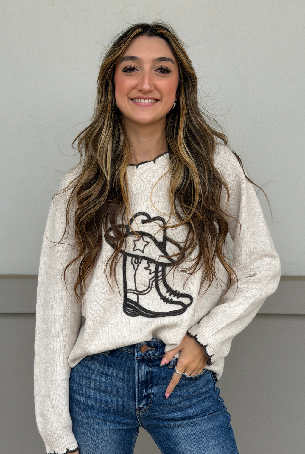HORSE KNITTED PULLOVER