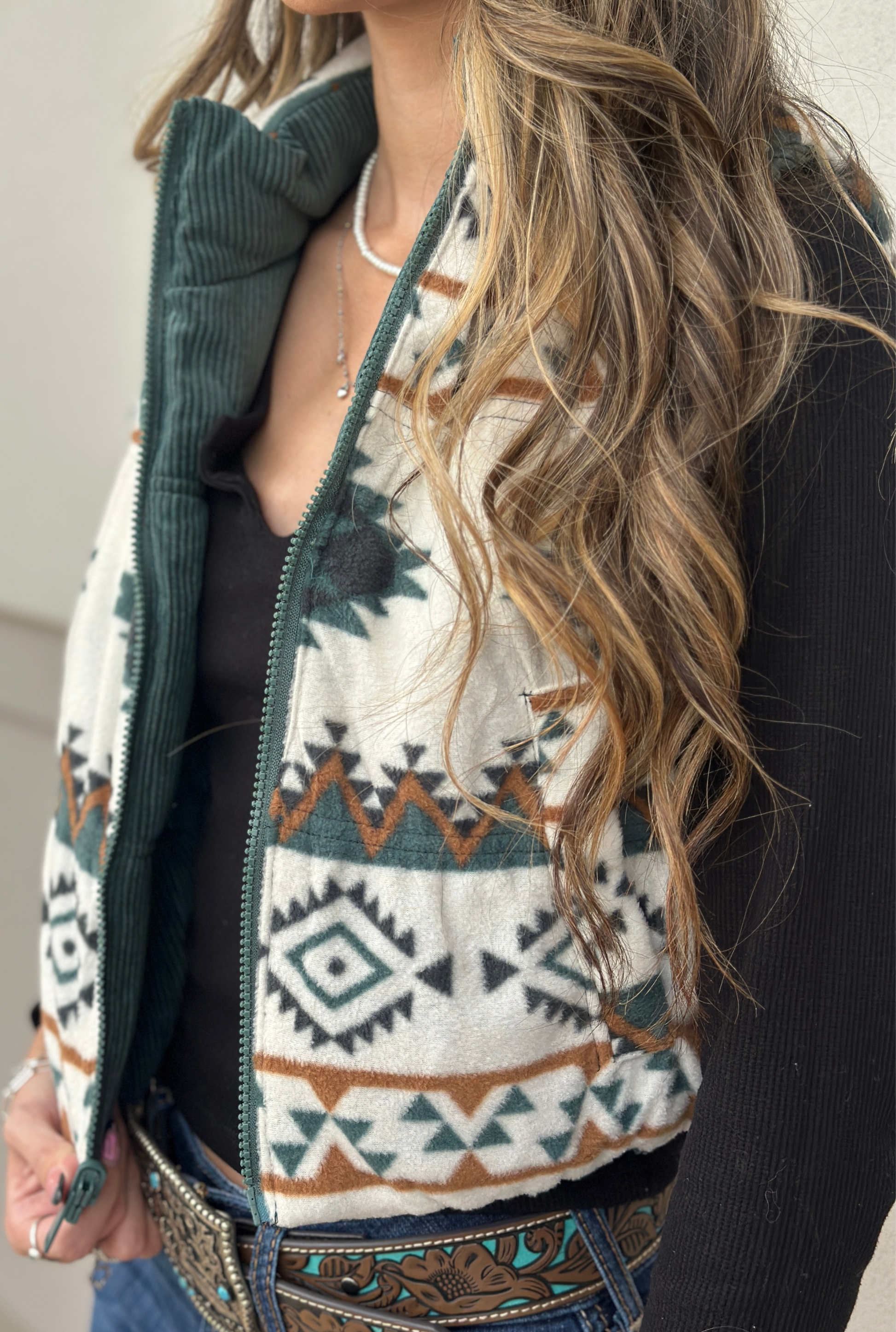 HUNTER GREEN REVERSIBLE PUFFER