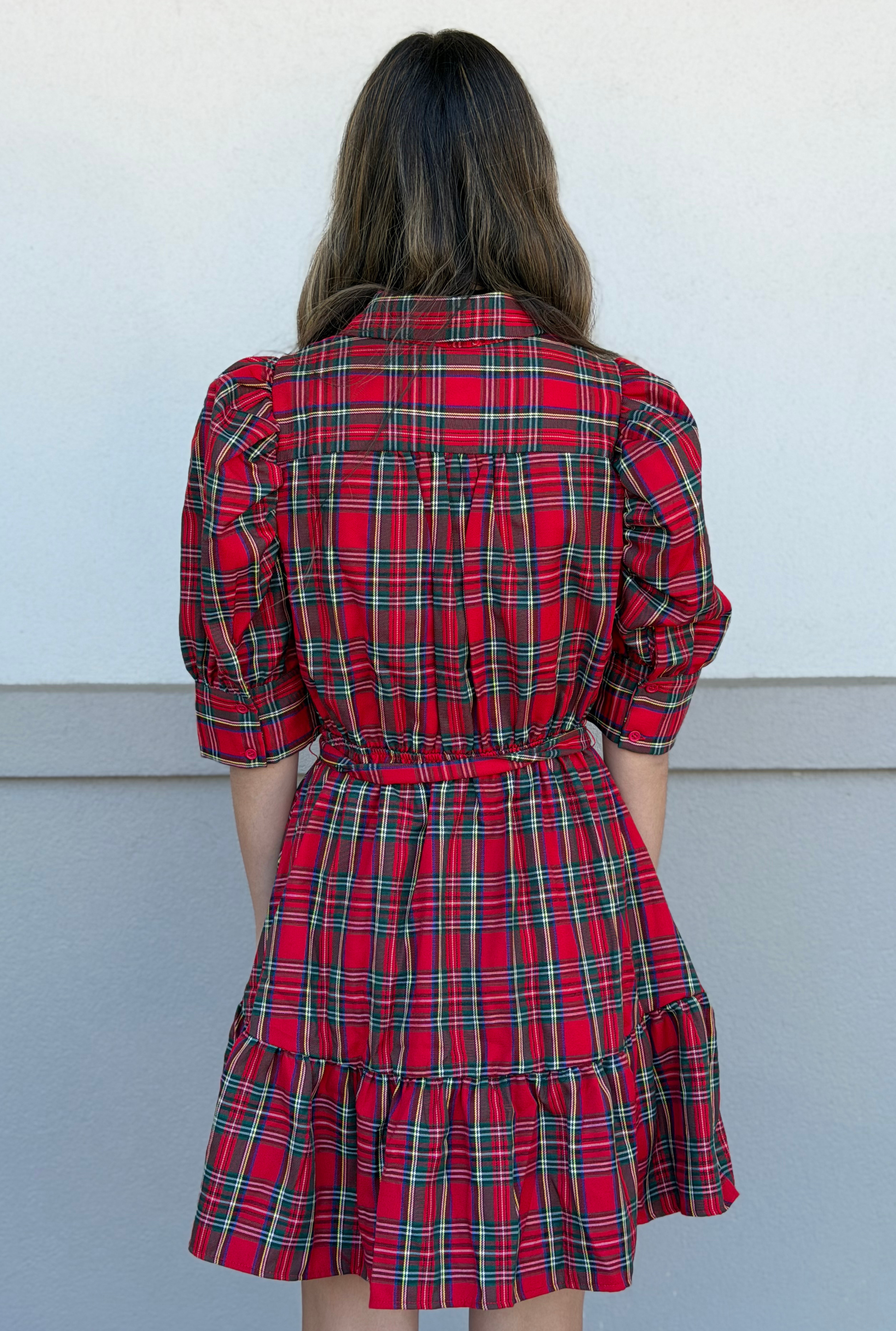PLAID KELLY DRESS
