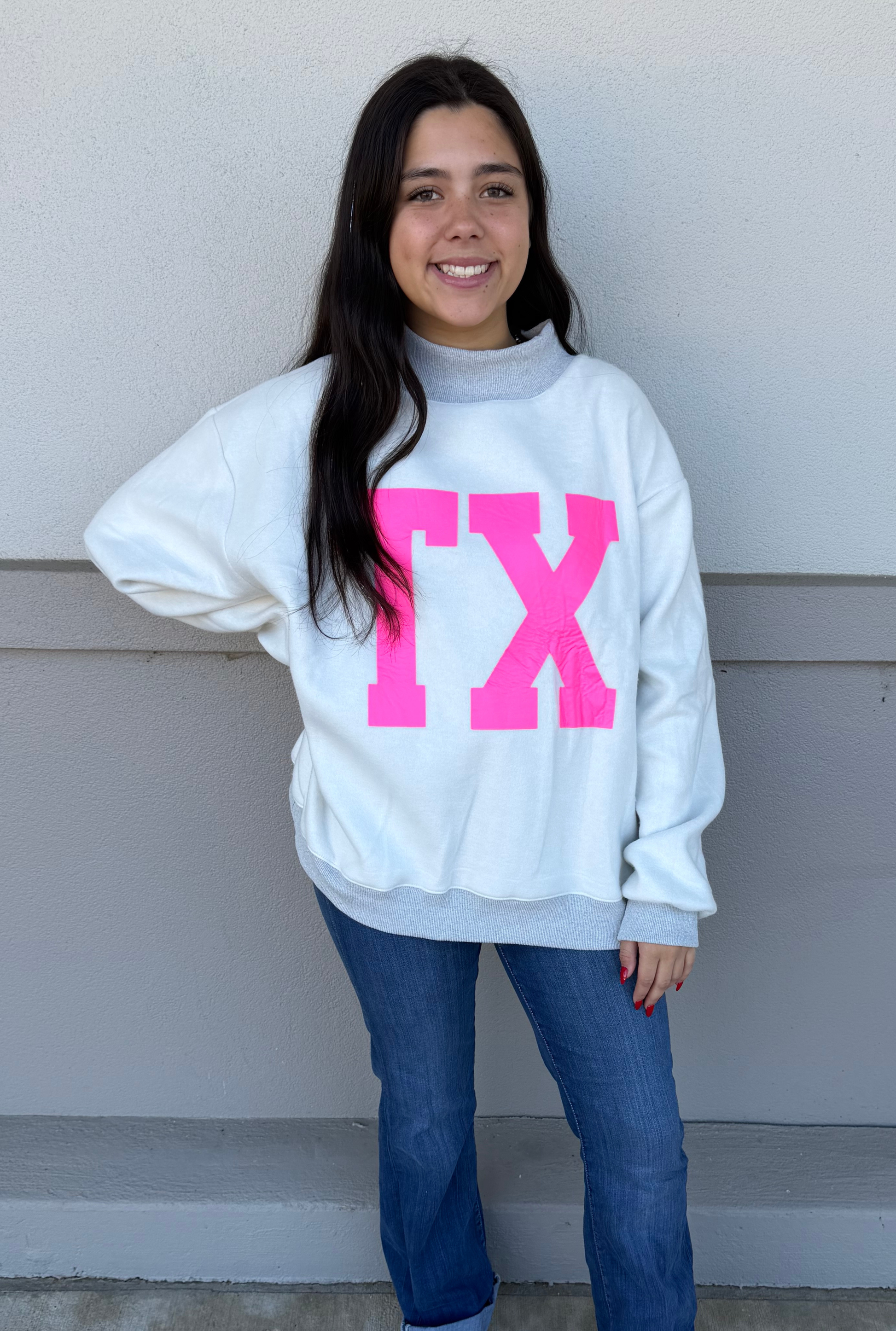 TEXAS & TX GRAPHIC SWEATSHIRT