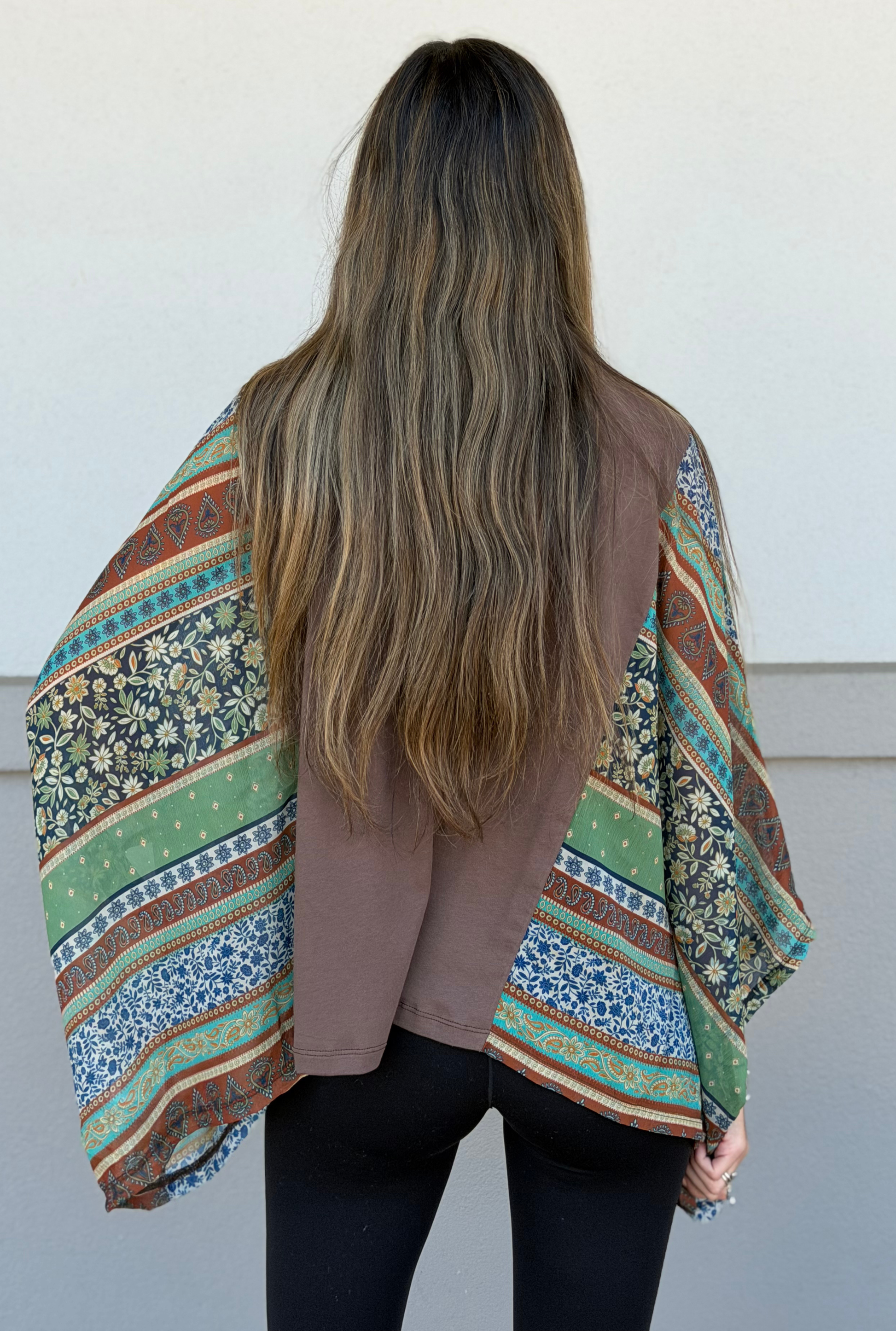 FREE BIRD PONCHO TOP
