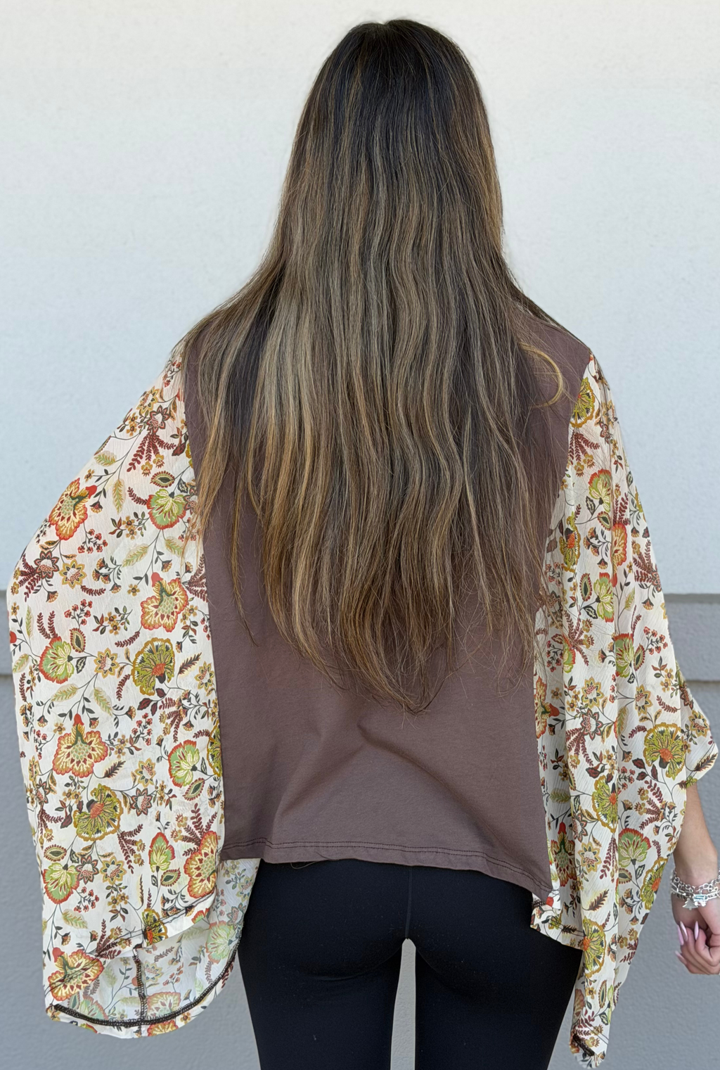 Puff' Free Bird Soaring Kaftan Graphic Top