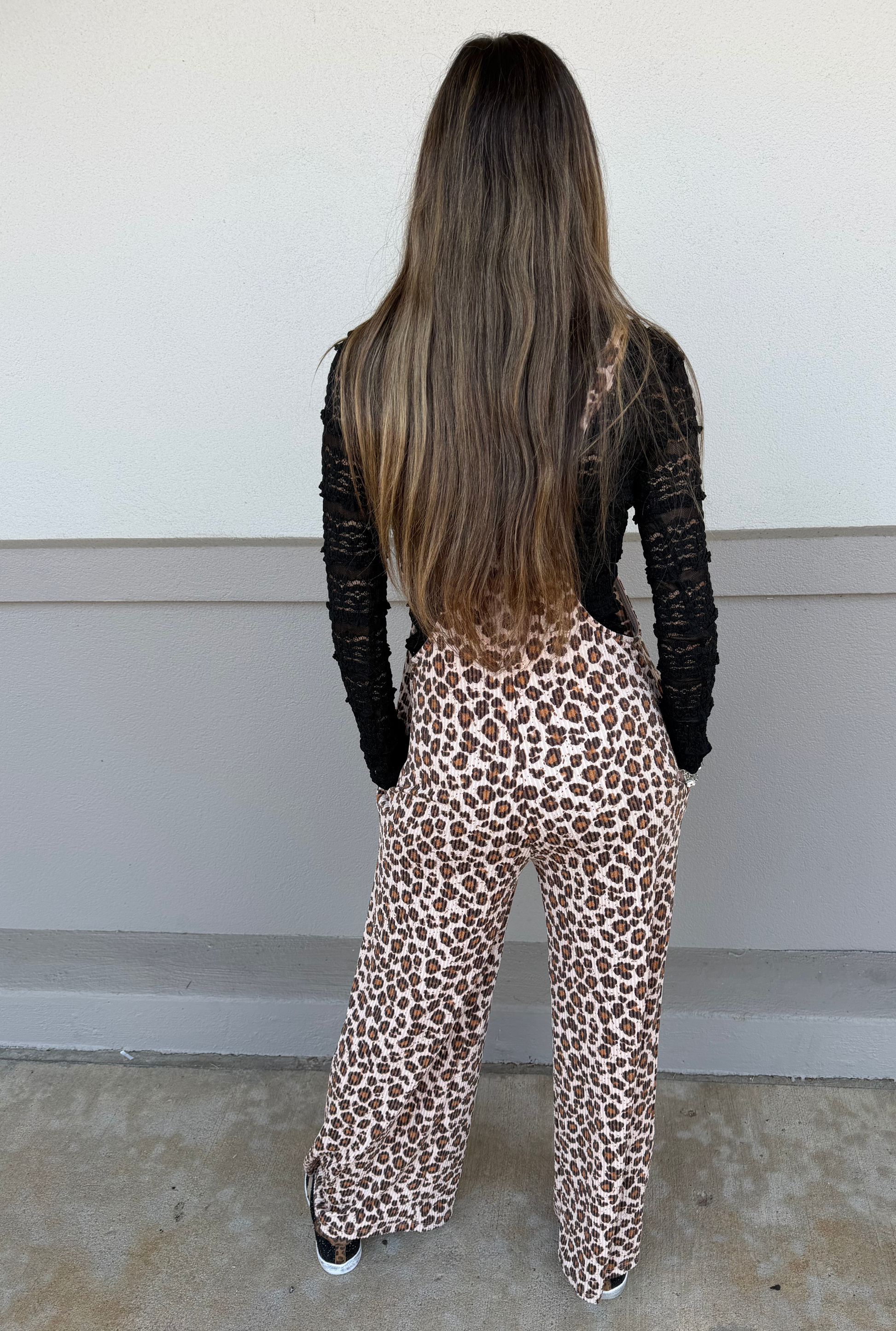 LEOPARD OVERALL JUMPSUIT