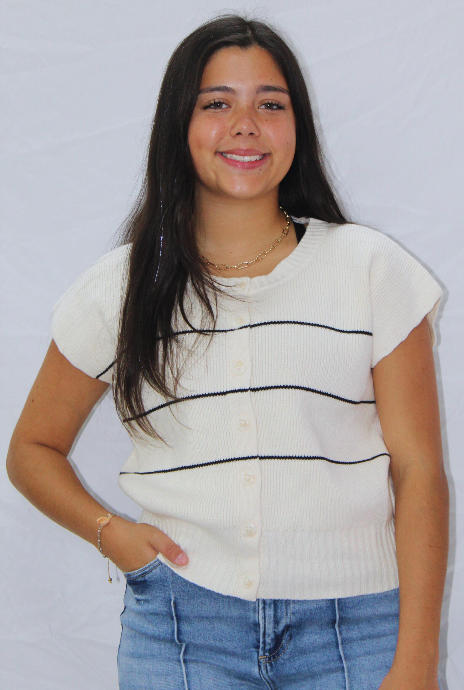 CREAM SHELBY TOP
