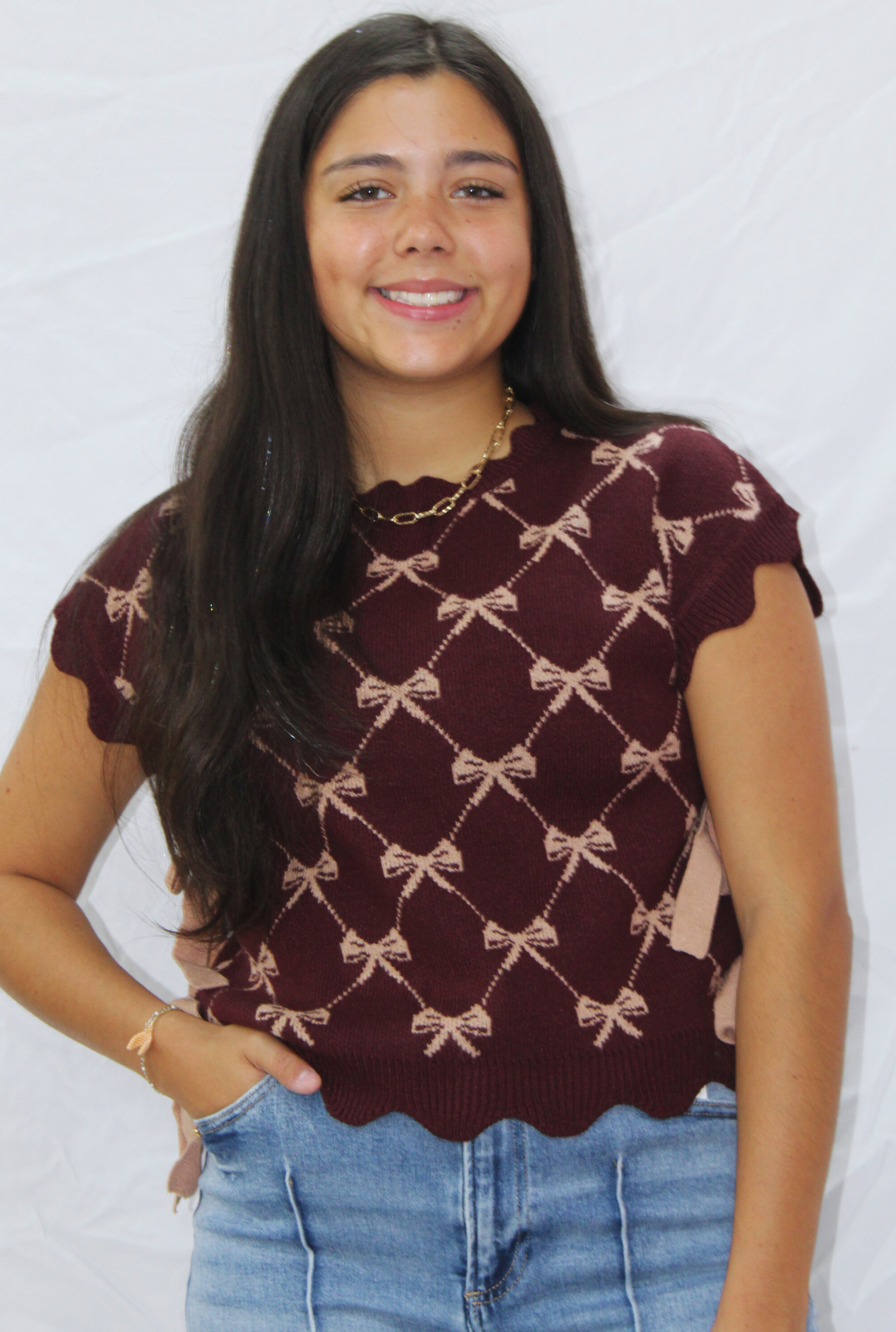 BURGUNDY BRIANNA TOP