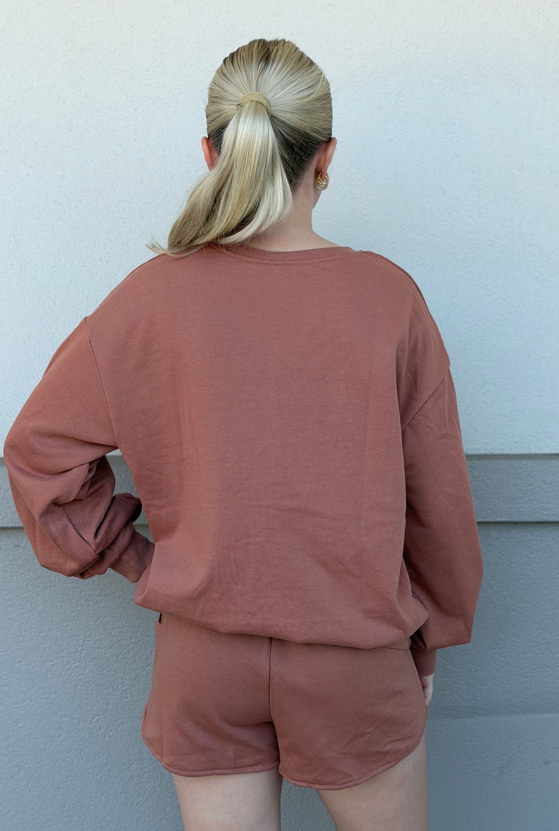 BROWN COFFEE SEQUIN SET