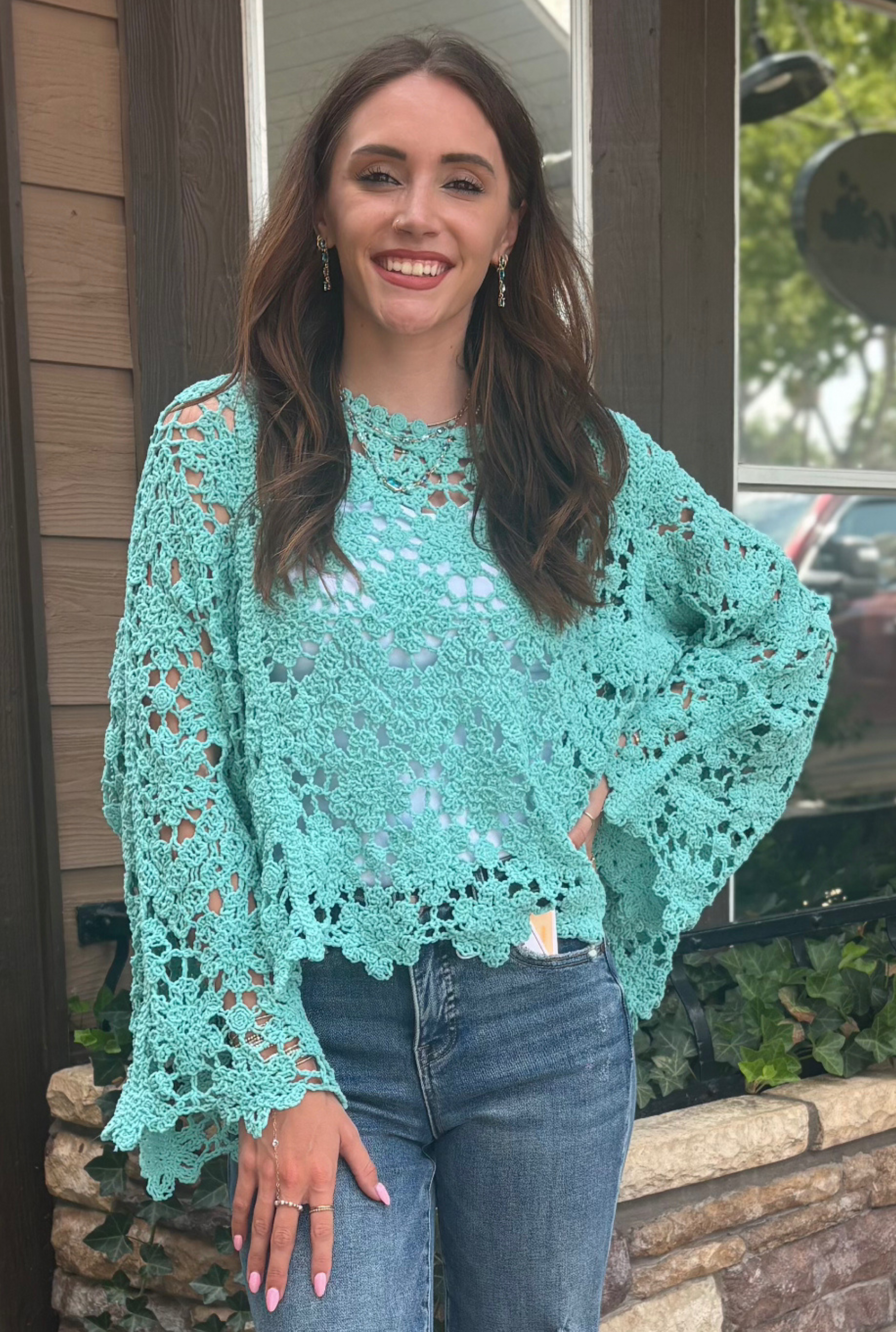 TEAL LYNN TOP