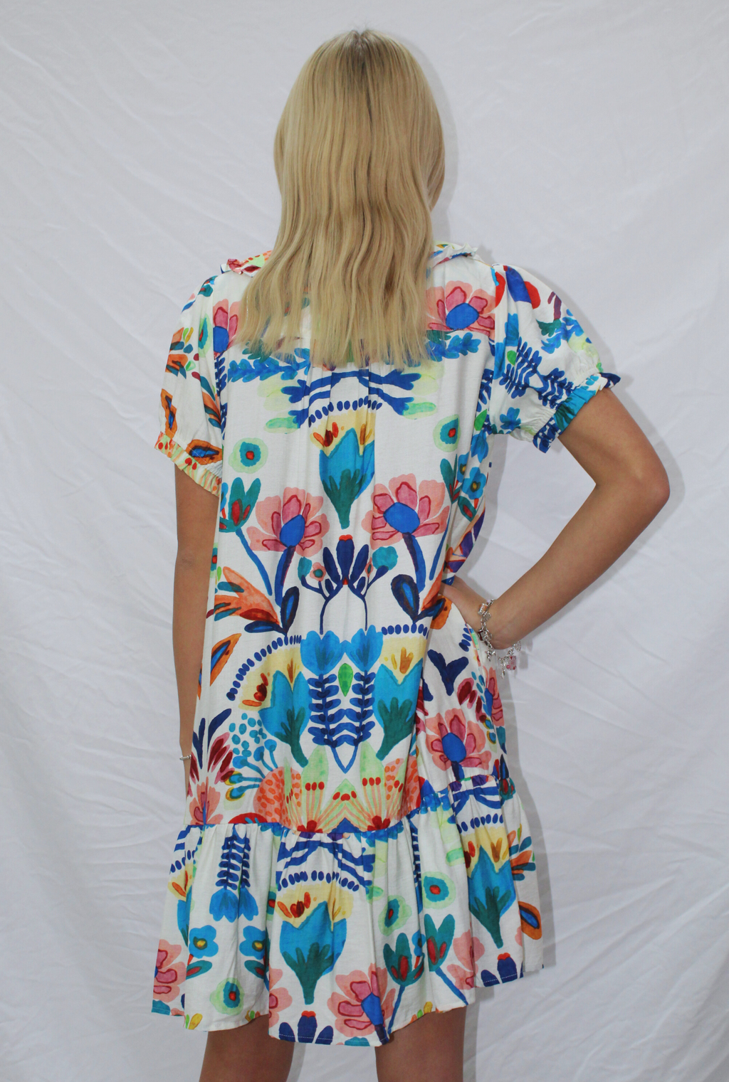 BLUE GINA DRESS