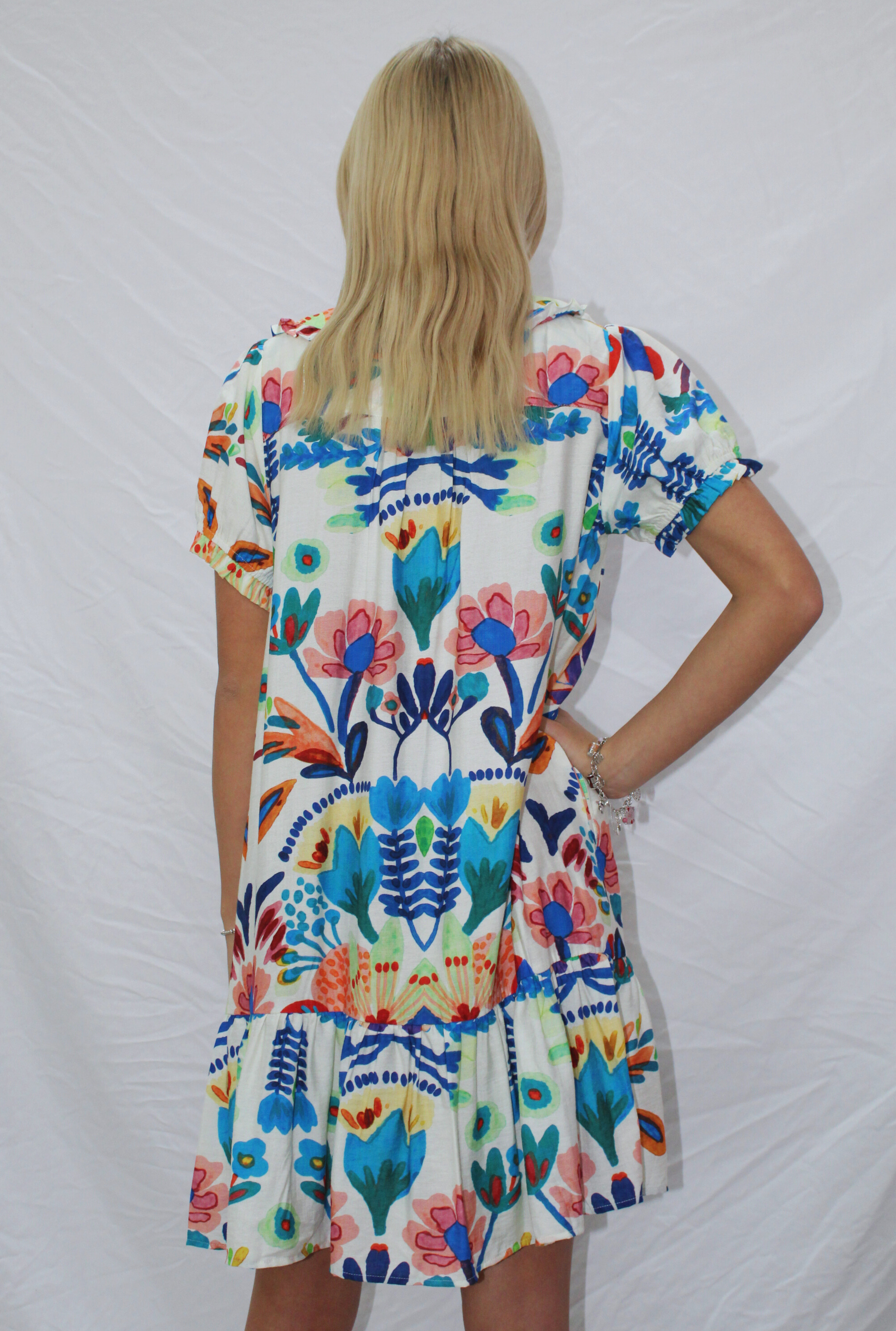 BLUE GINA DRESS