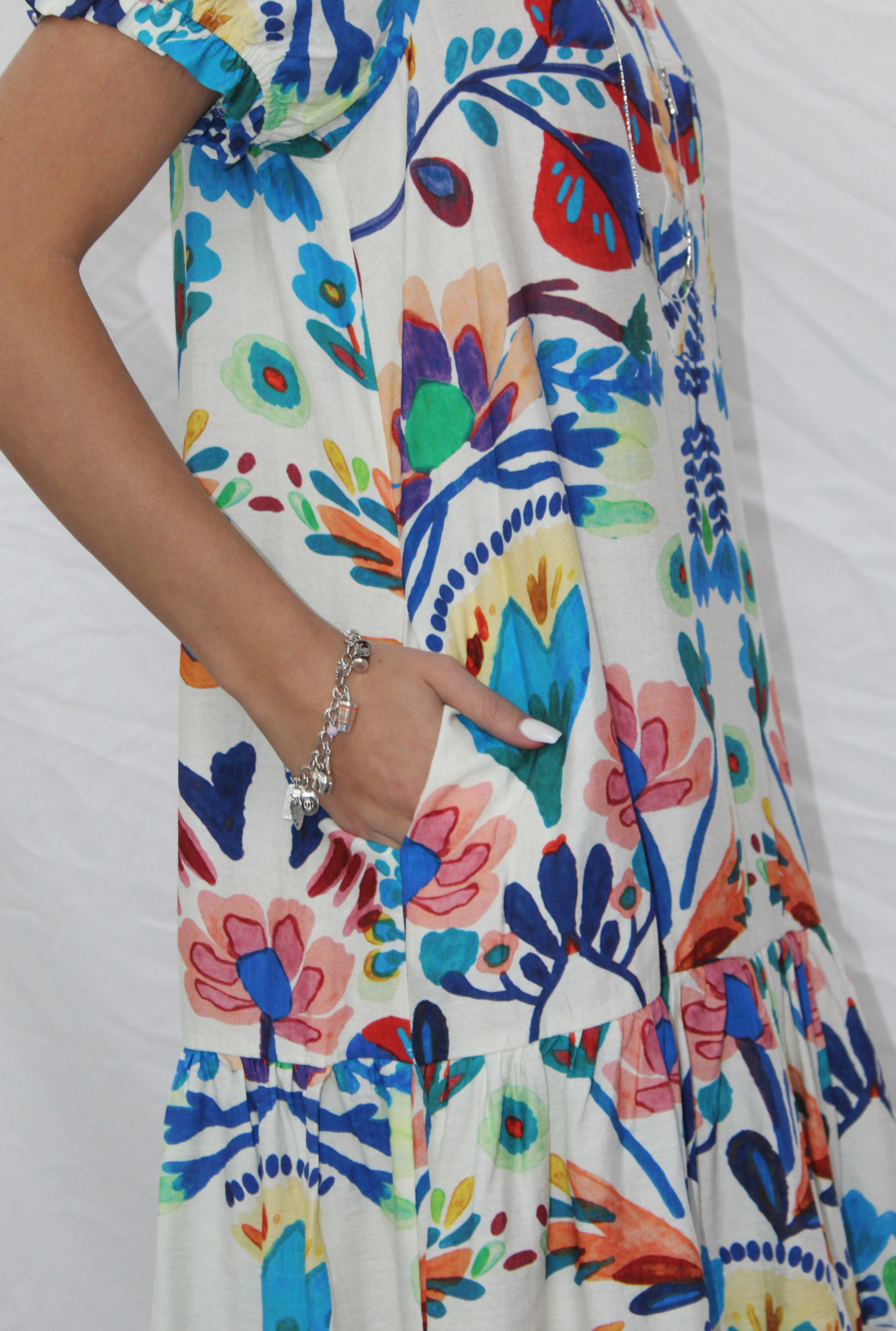 BLUE GINA DRESS