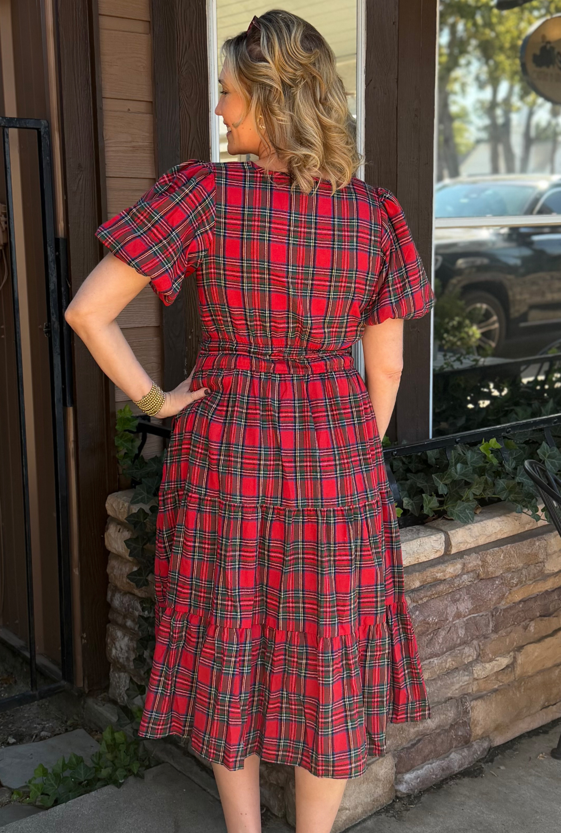 PLAID CHRISTMAS DRESS