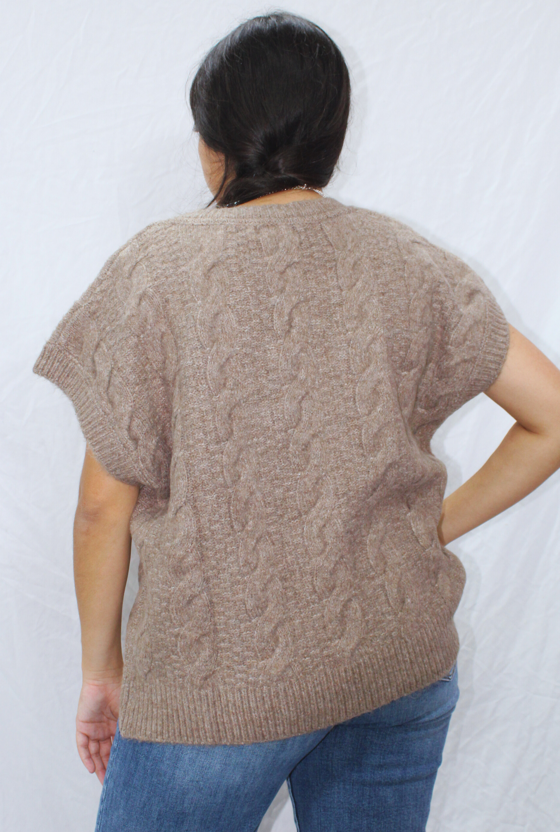 MOCHA KATY KNIT TOP