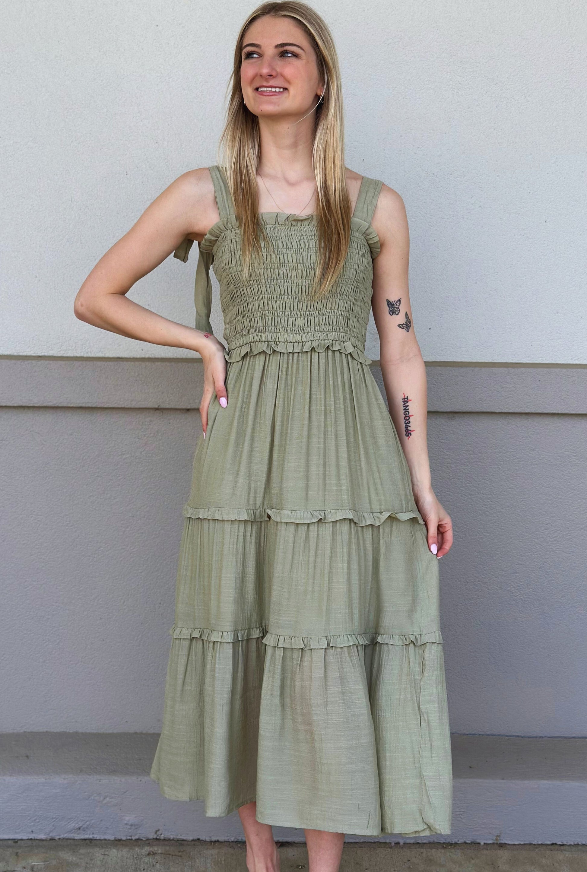 SAGE SUMMER DRESS
