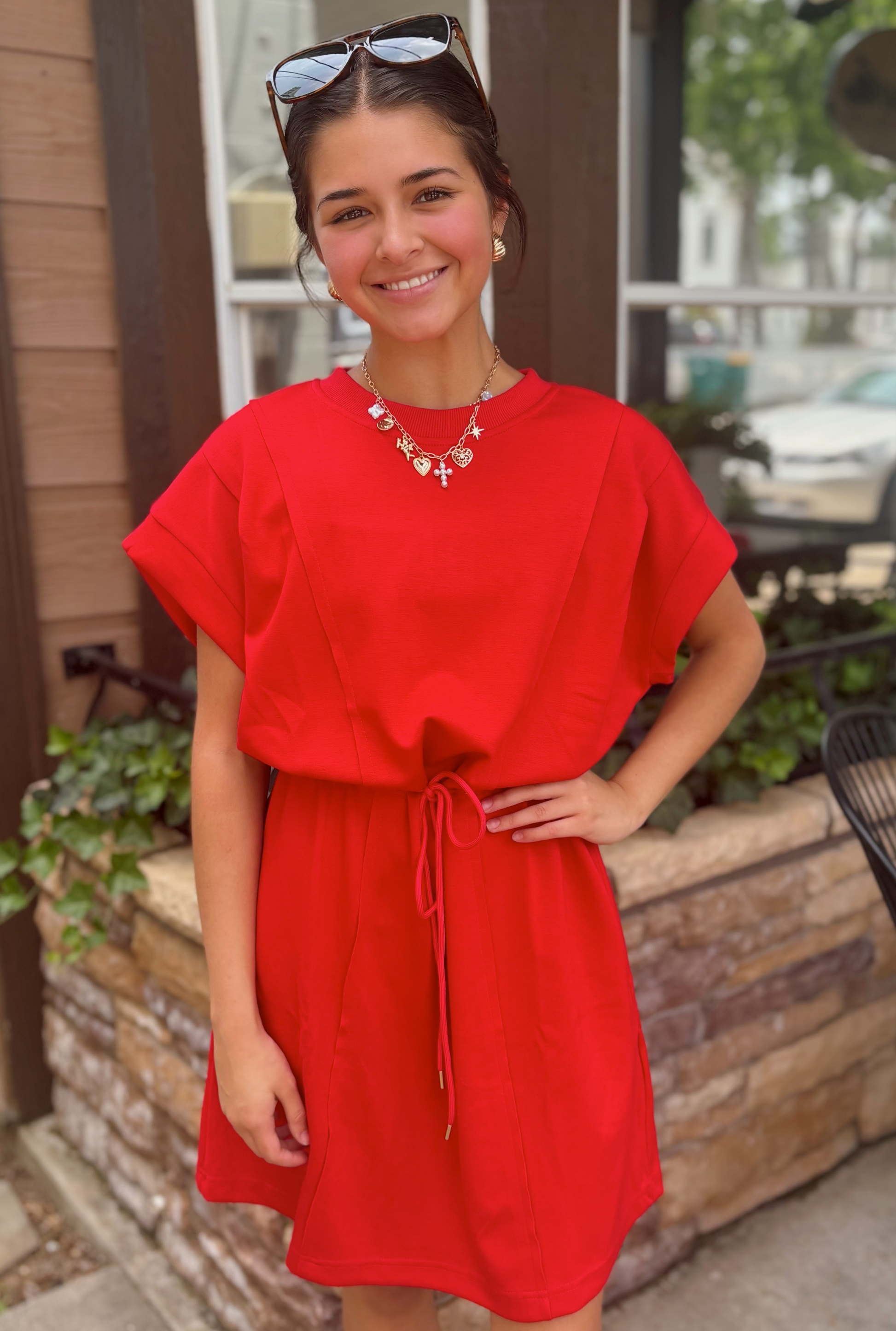 RED CHEYANNE DRESS