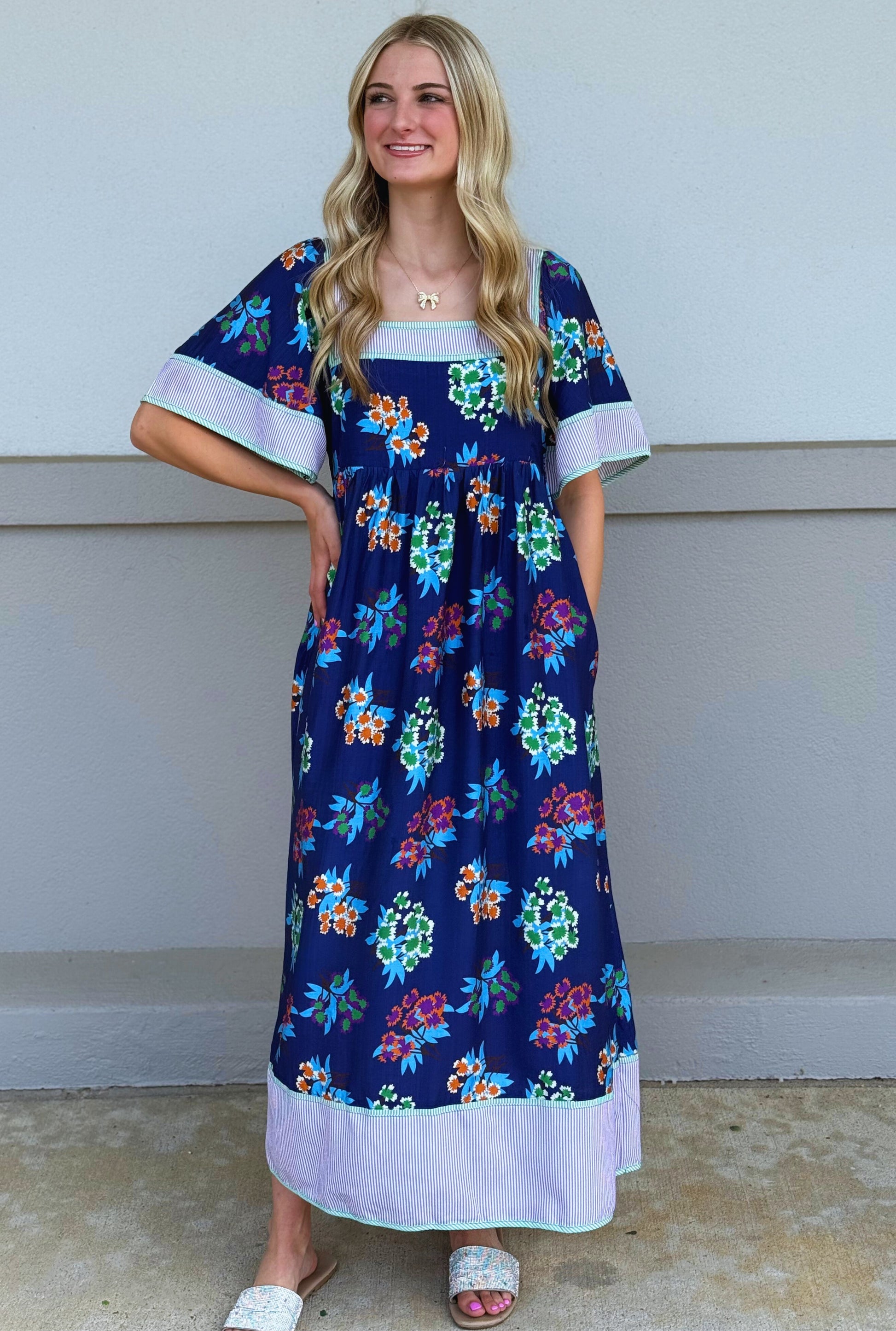 BLUE OLIVER DRESS