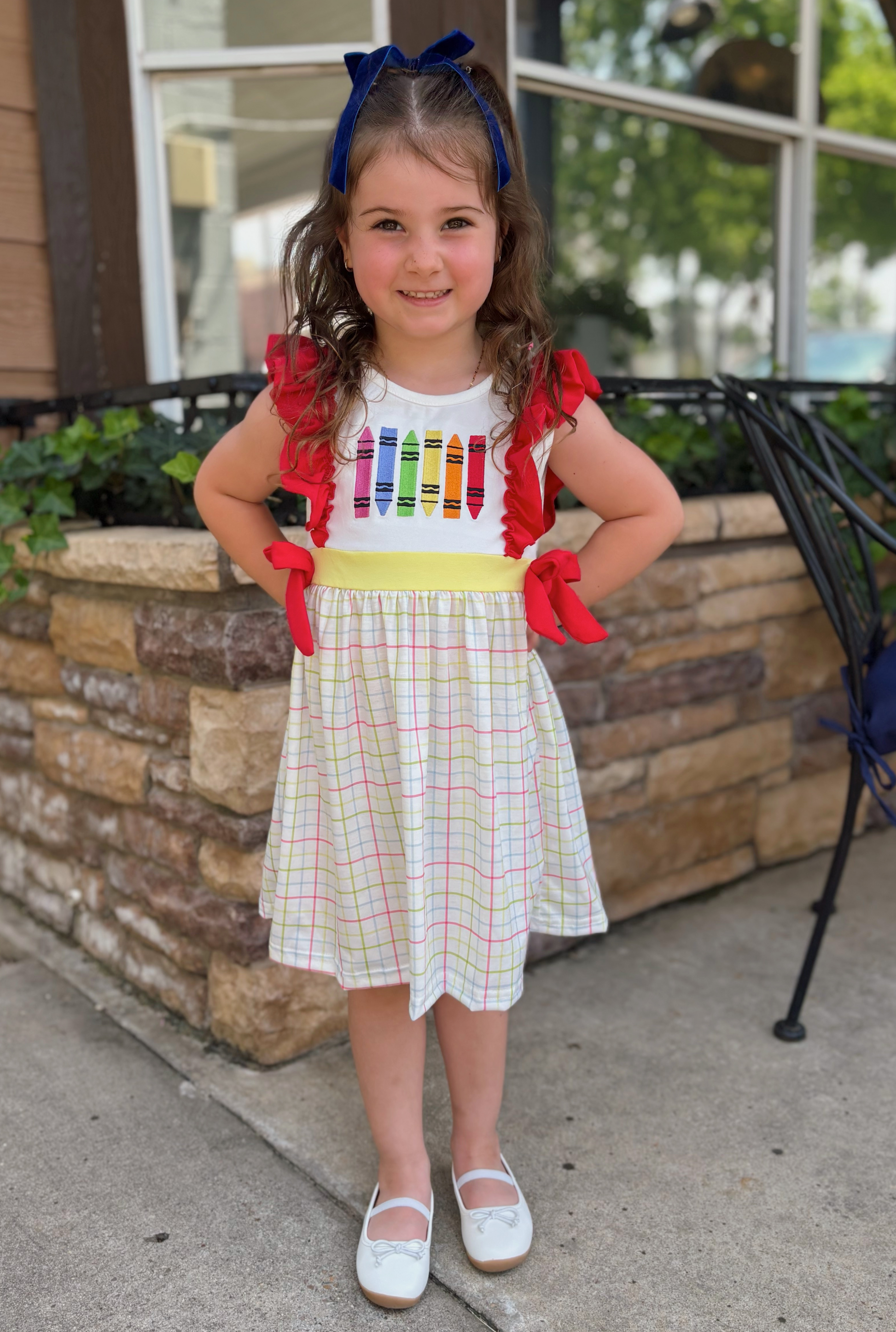 GIRL'S BACK TO SCHOOL DRESS