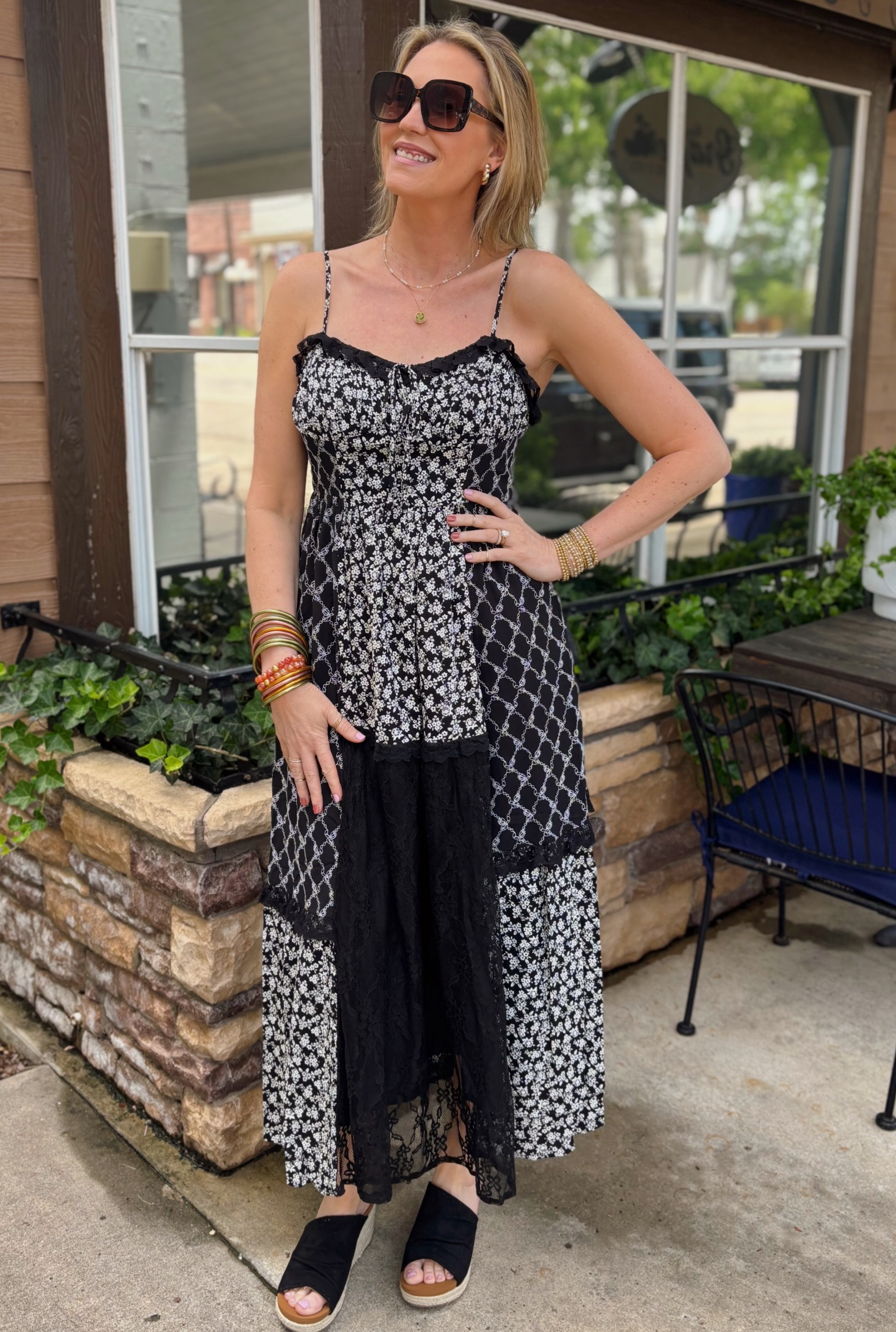 BLACK REECE DRESS