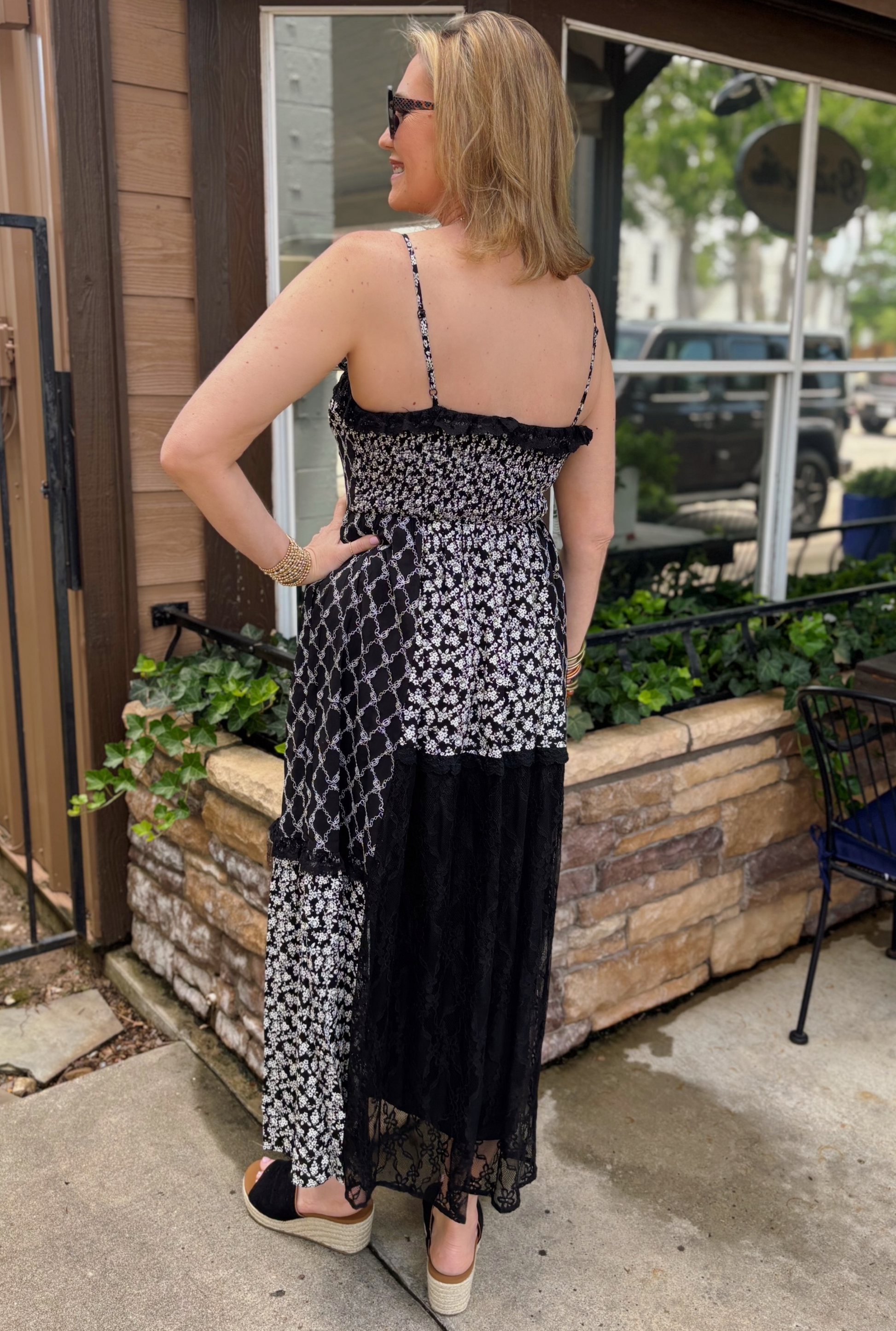 BLACK REECE DRESS