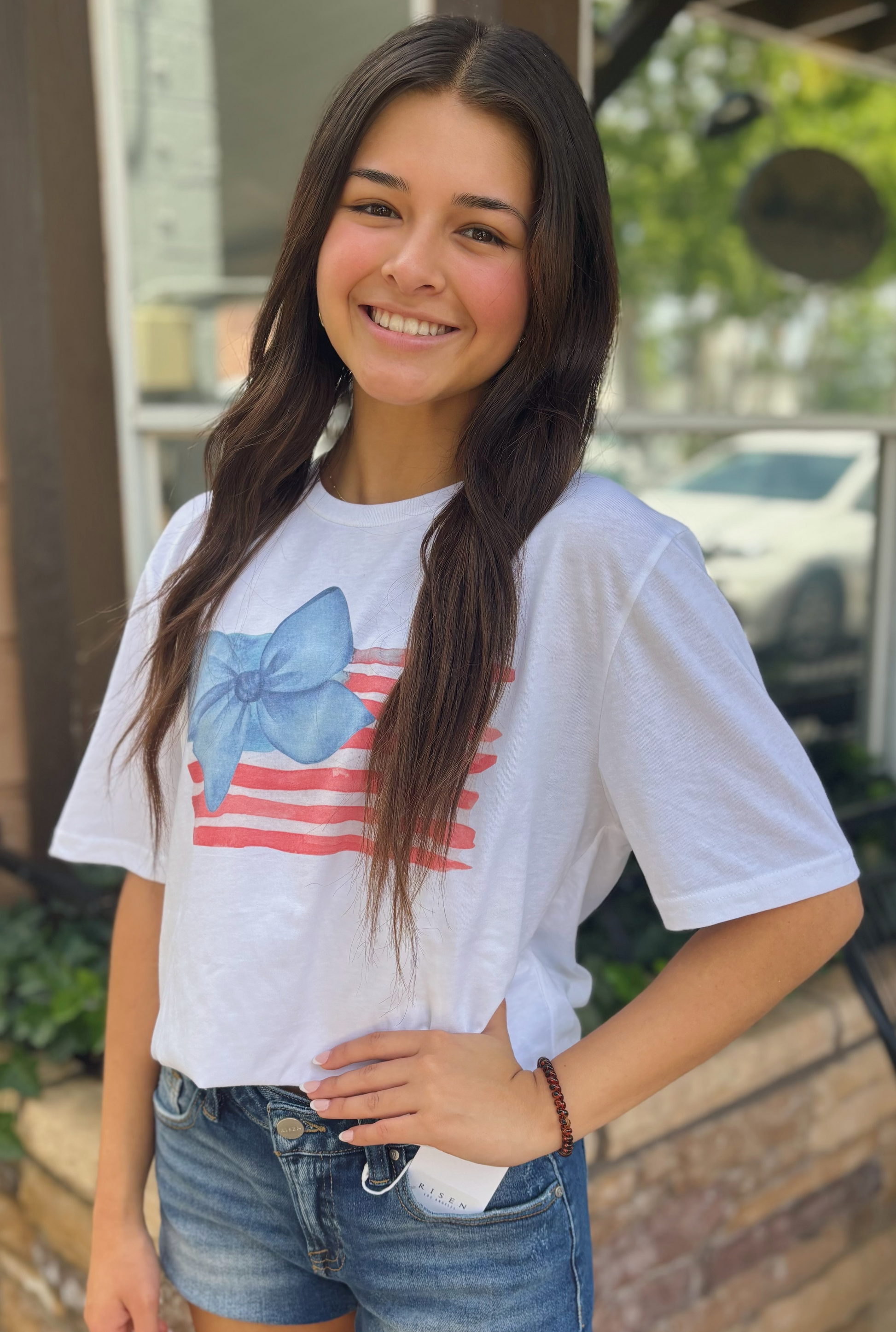 WATERCOLOR USA GRAPHIC TEE