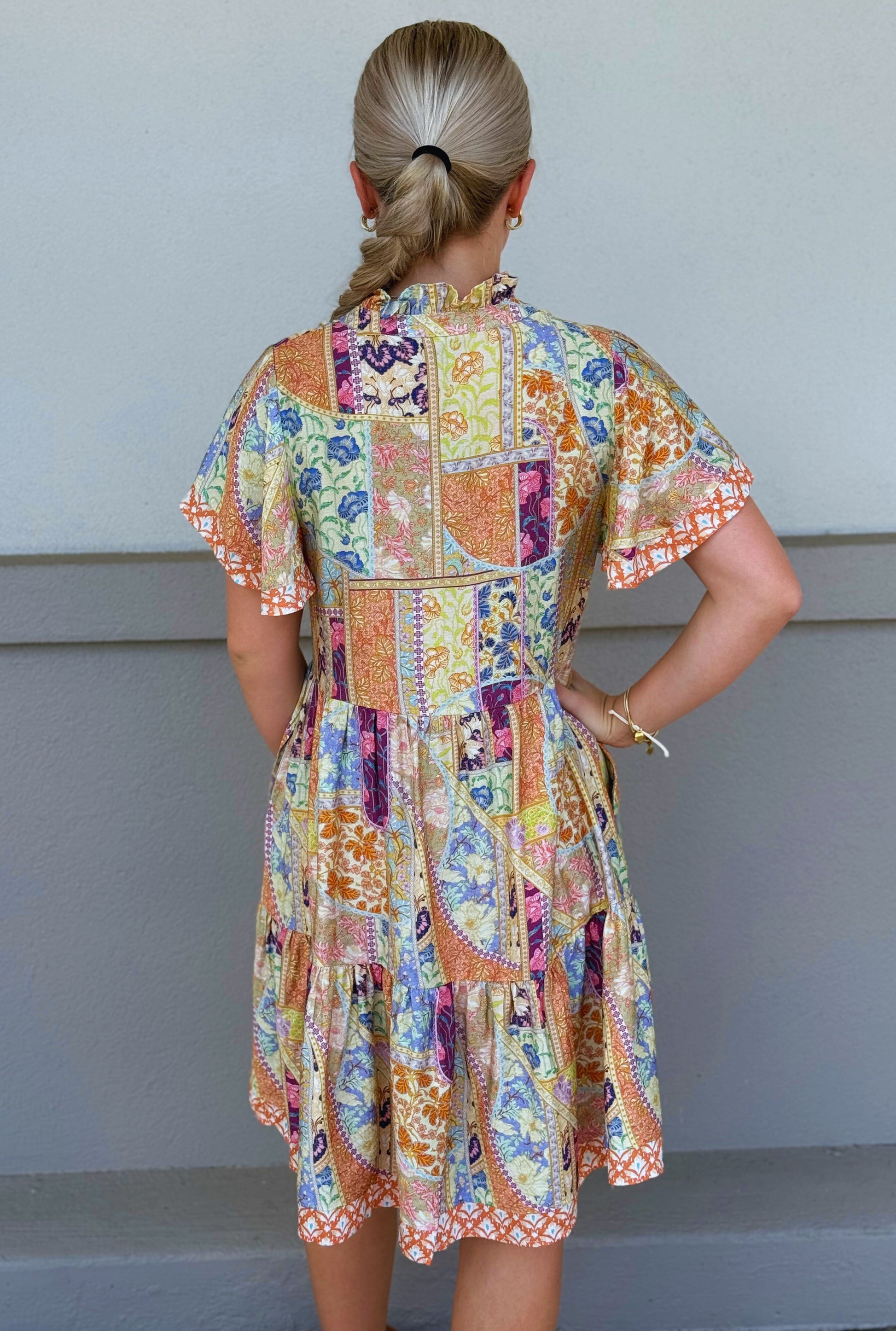 ORANGE SOPHIA DRESS