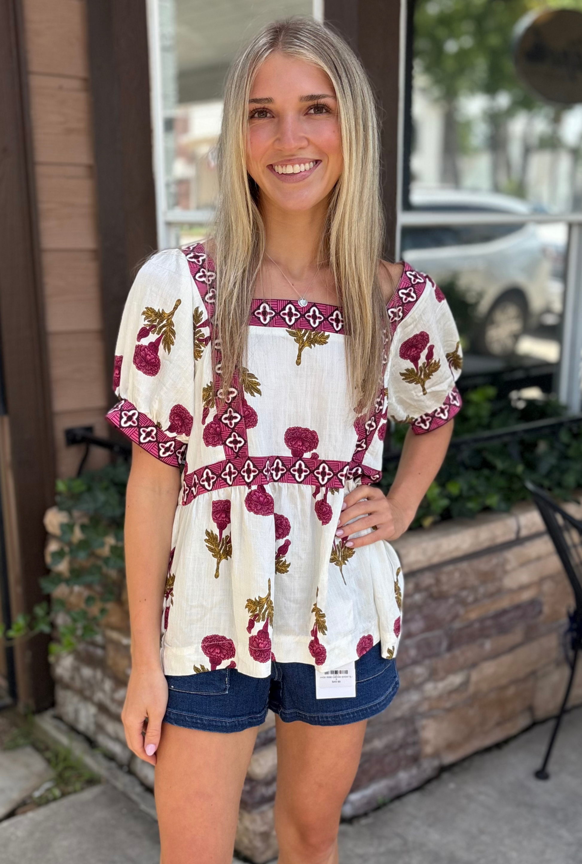 PINK ABBEY TOP