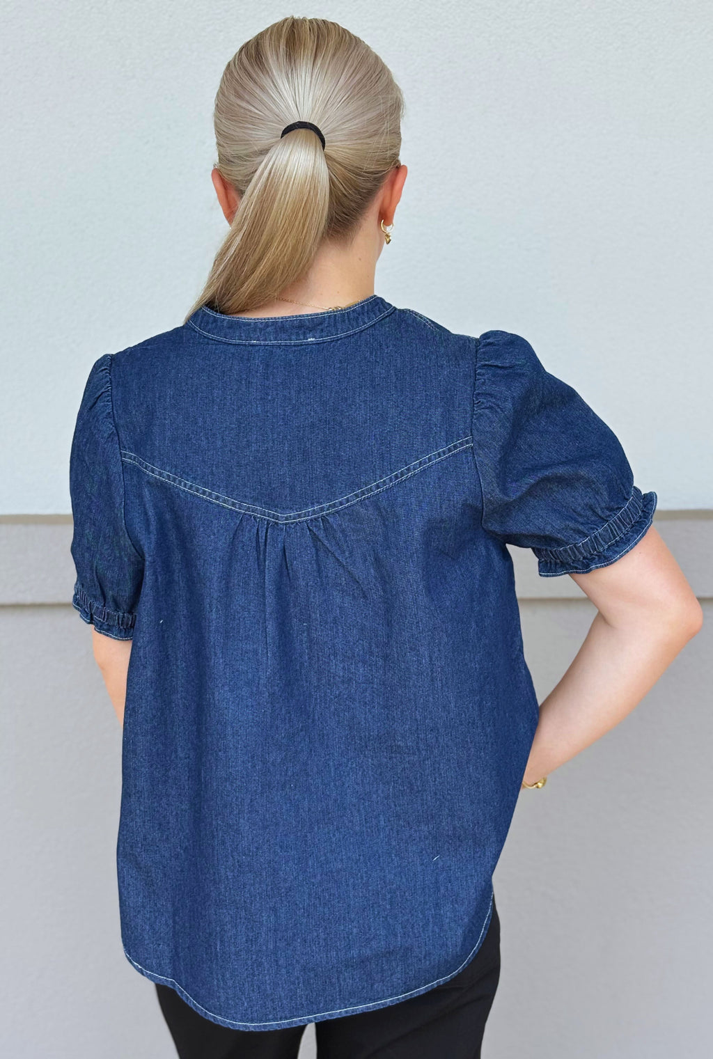 DENIM DONNY TOP