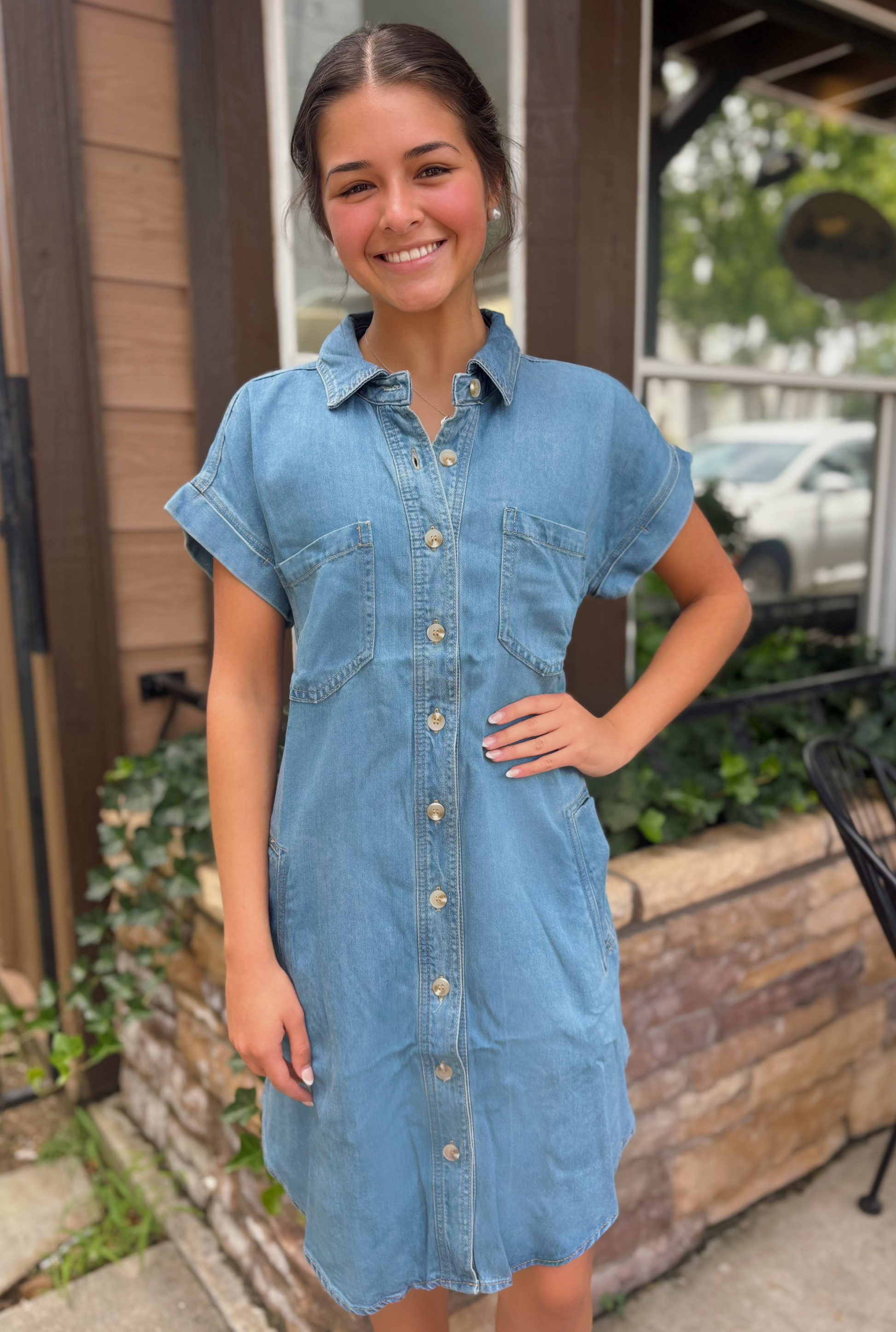 DENIM LAUREN DRESS