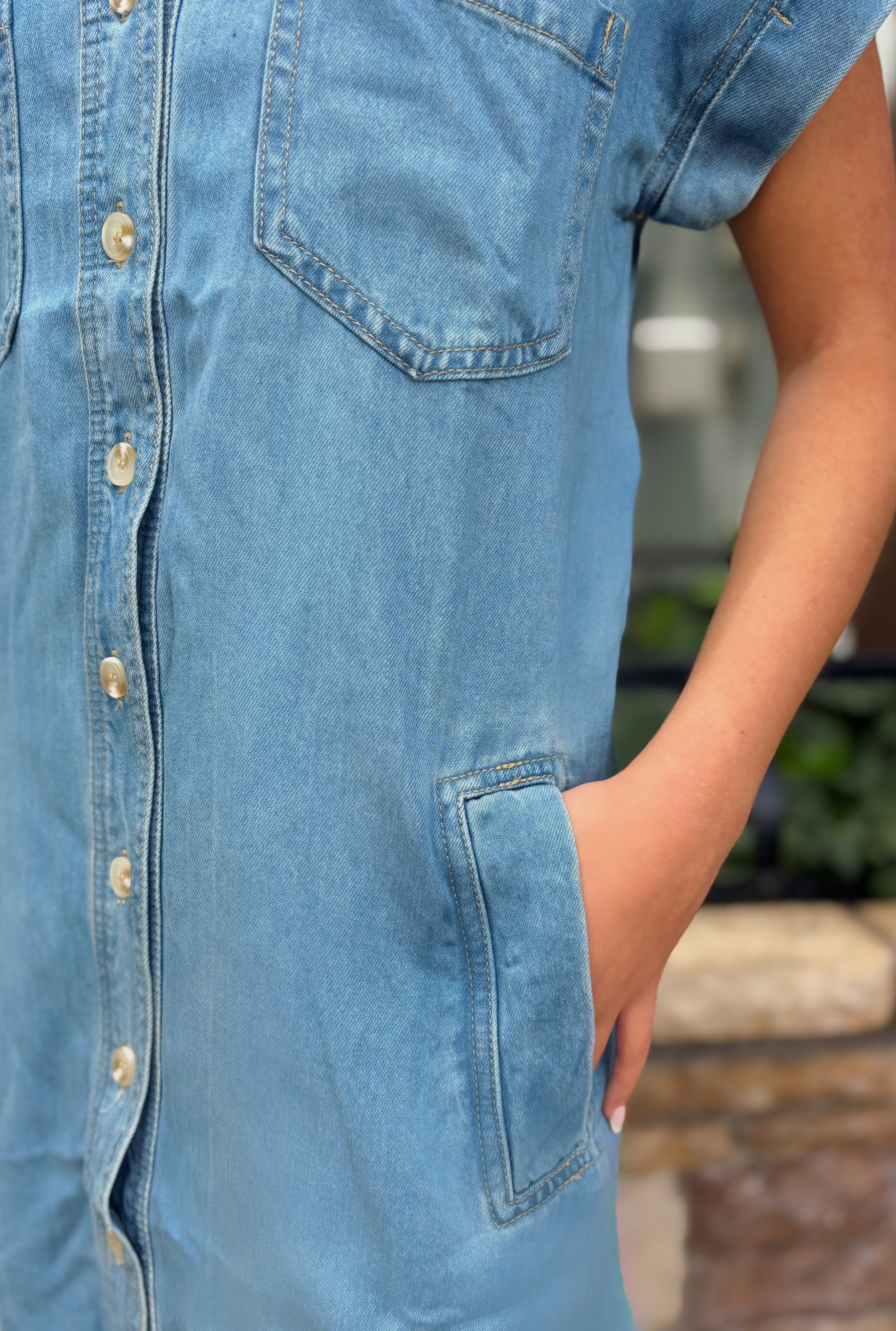 DENIM LAUREN DRESS