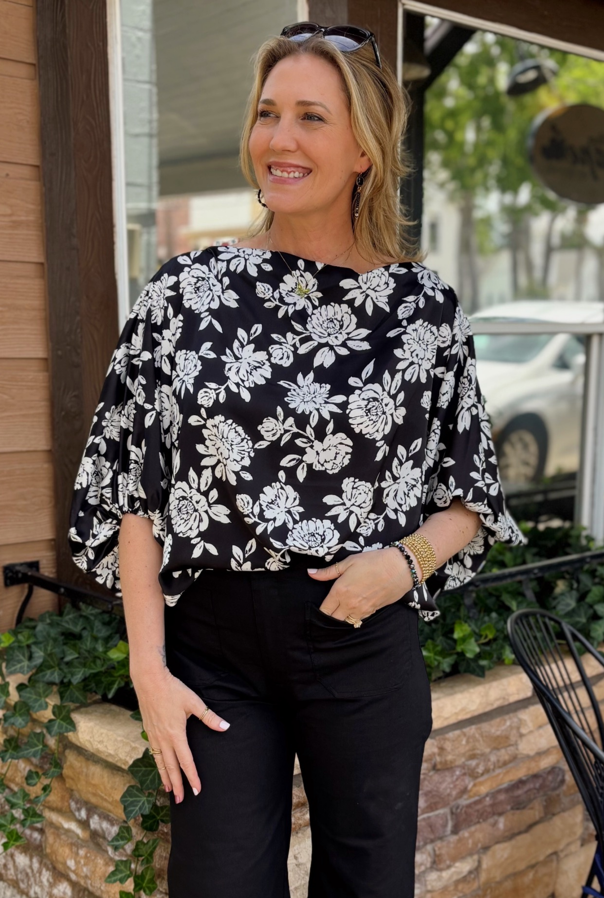 FLORAL FRANKIE TOP
