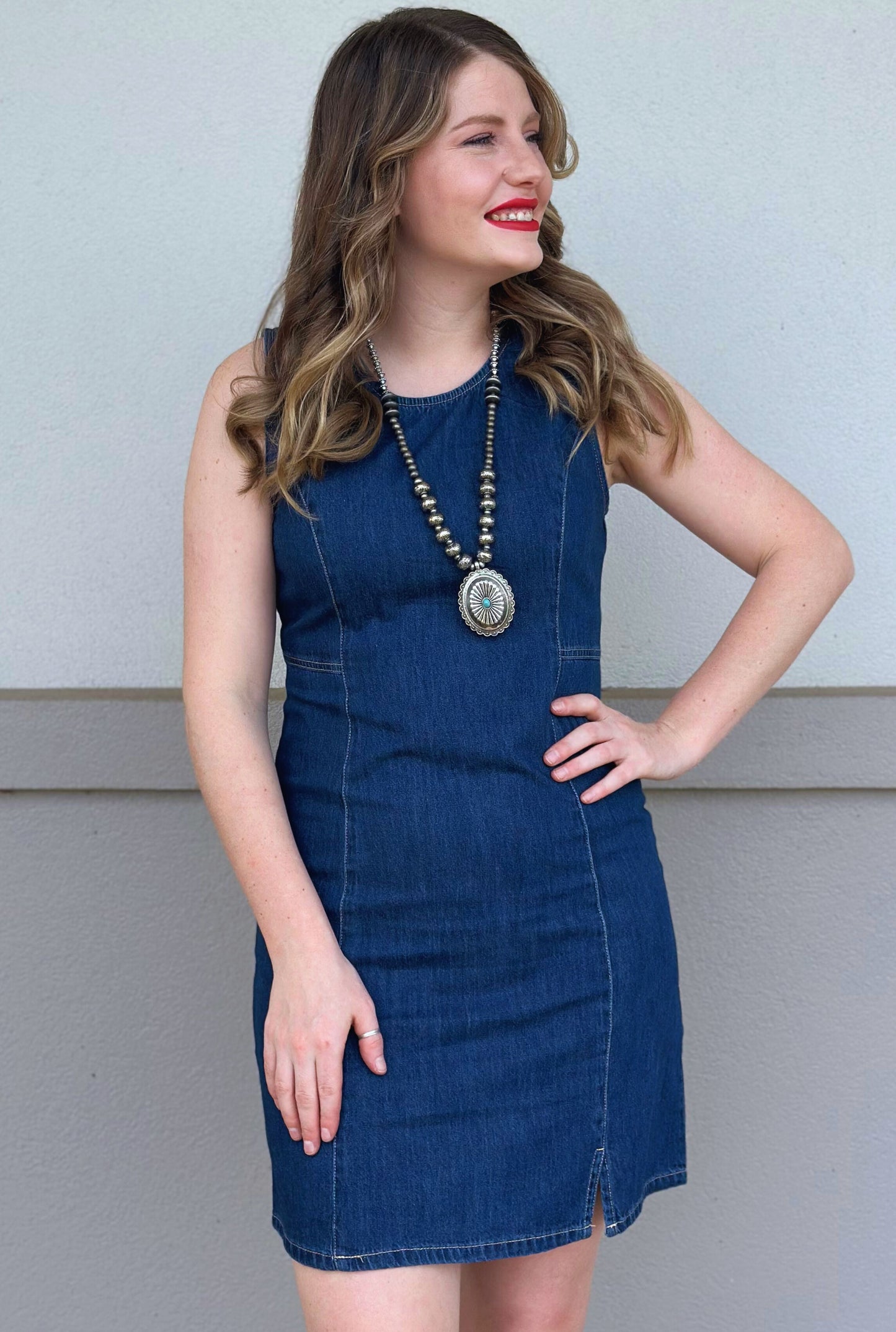 DENIM DIANA DRESS