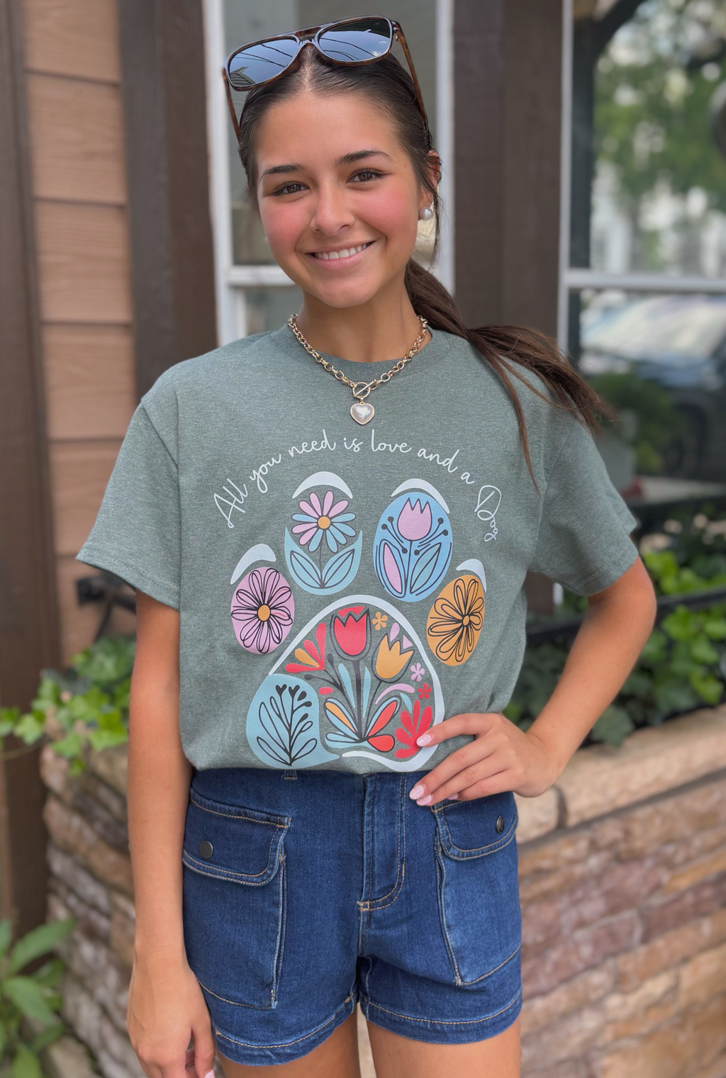 ALL YOU NEED IS LOVE AND A DOG TEE