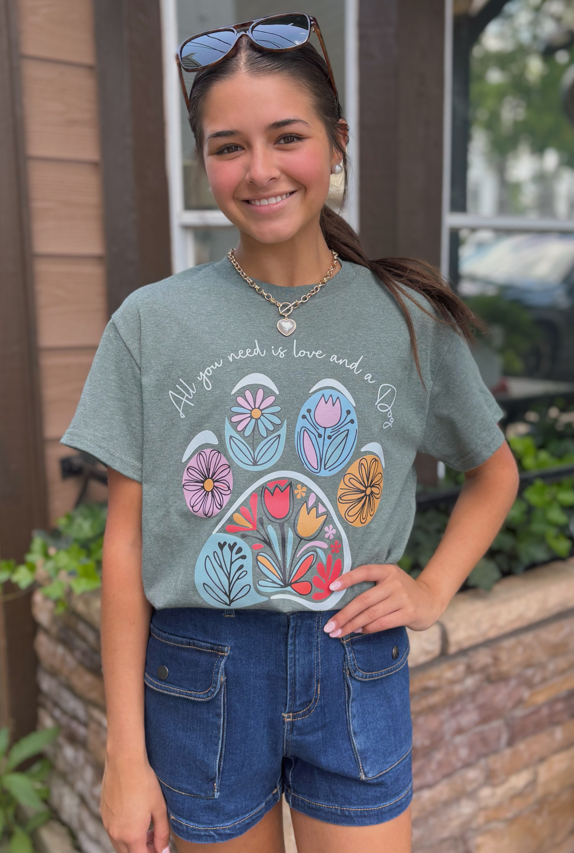 ALL YOU NEED IS LOVE AND A DOG TEE