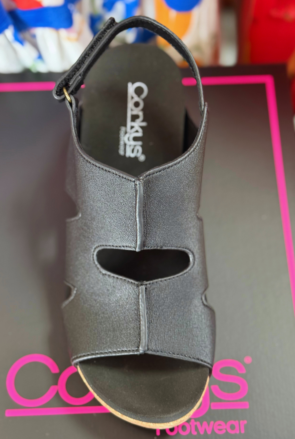 BLACK CUT IT OUT WEDGES